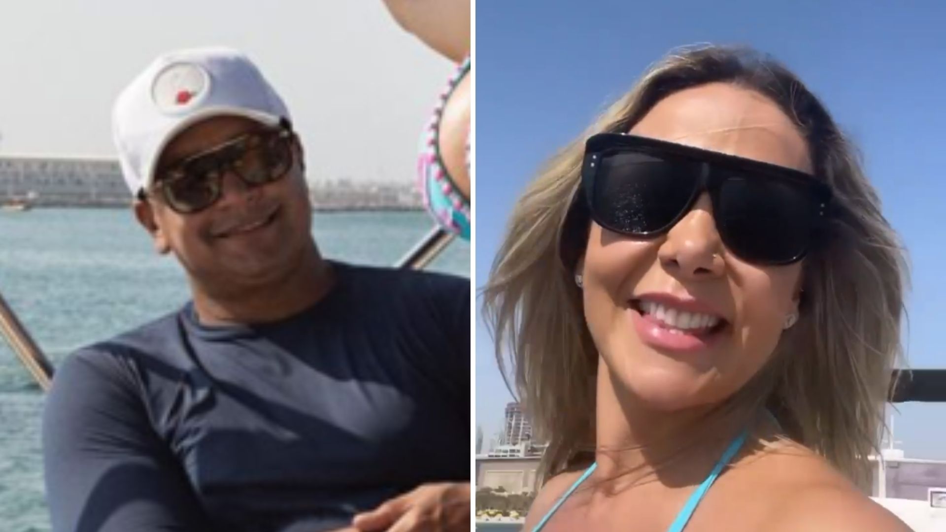 Xanddy quase baba ao ver Carla Perez de biquíni fio-dental: “Amor da minha vida”
