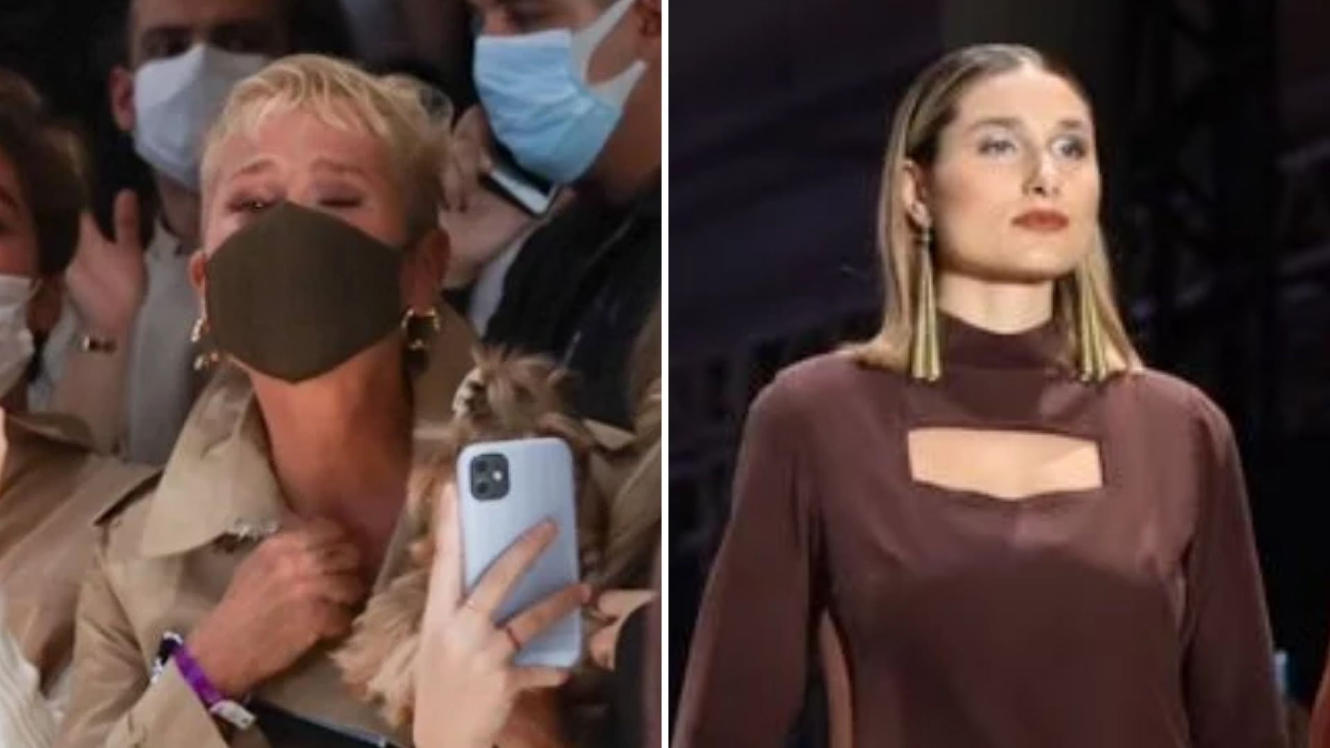 Xuxa Meneghel não aguenta e cai no choro ao ver Sasha arrasar na passarela