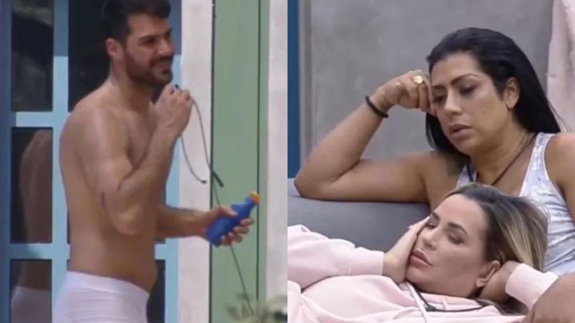 Peoas observam que Shayan toma banho sem cueca e detonam: “Que nojento”