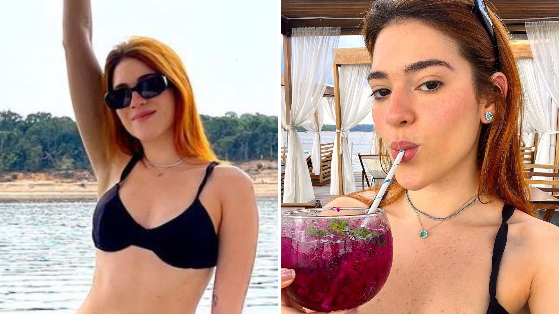 Ex-BBB Ana Clara curte férias em Manaus e exibe corpo magérrimo de biquíni: “Deusa”