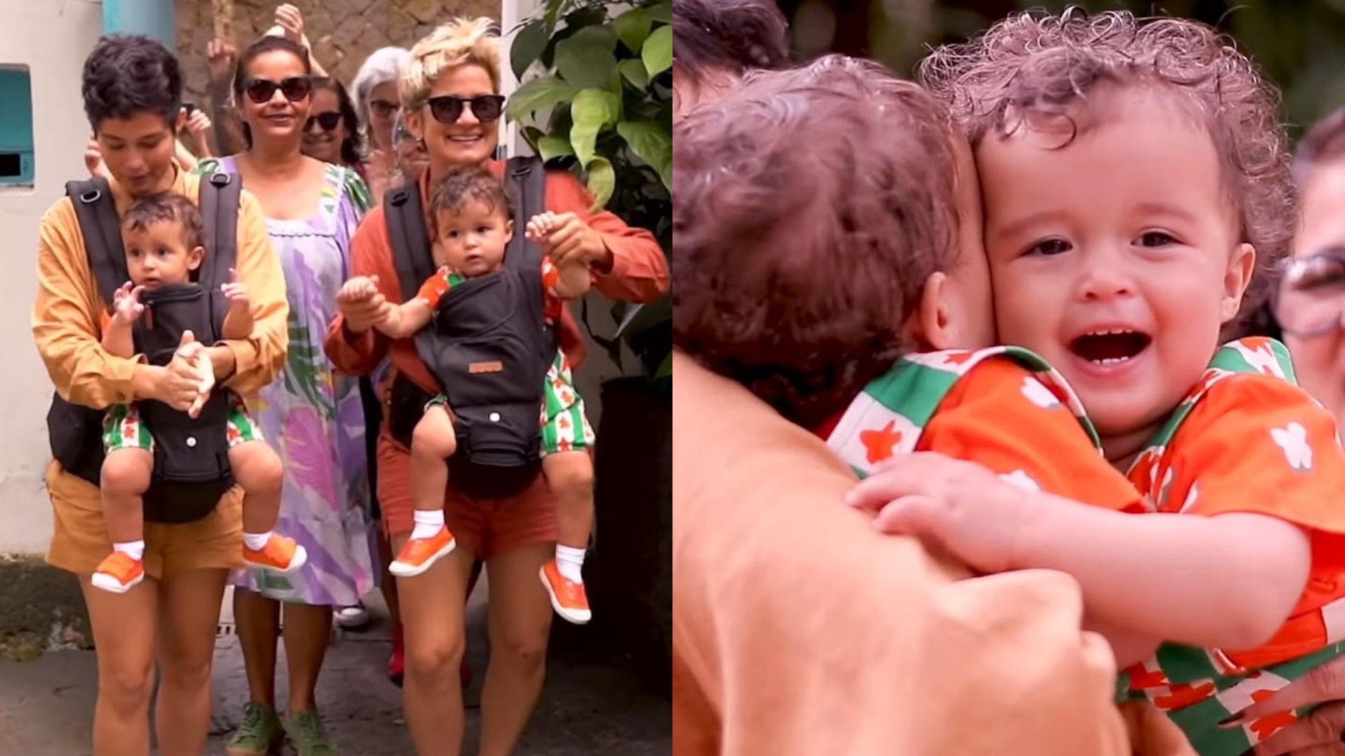 Com muita música e brincadeira, Nanda Costa mostra festinha linda de um ano das filhas: “Divino”