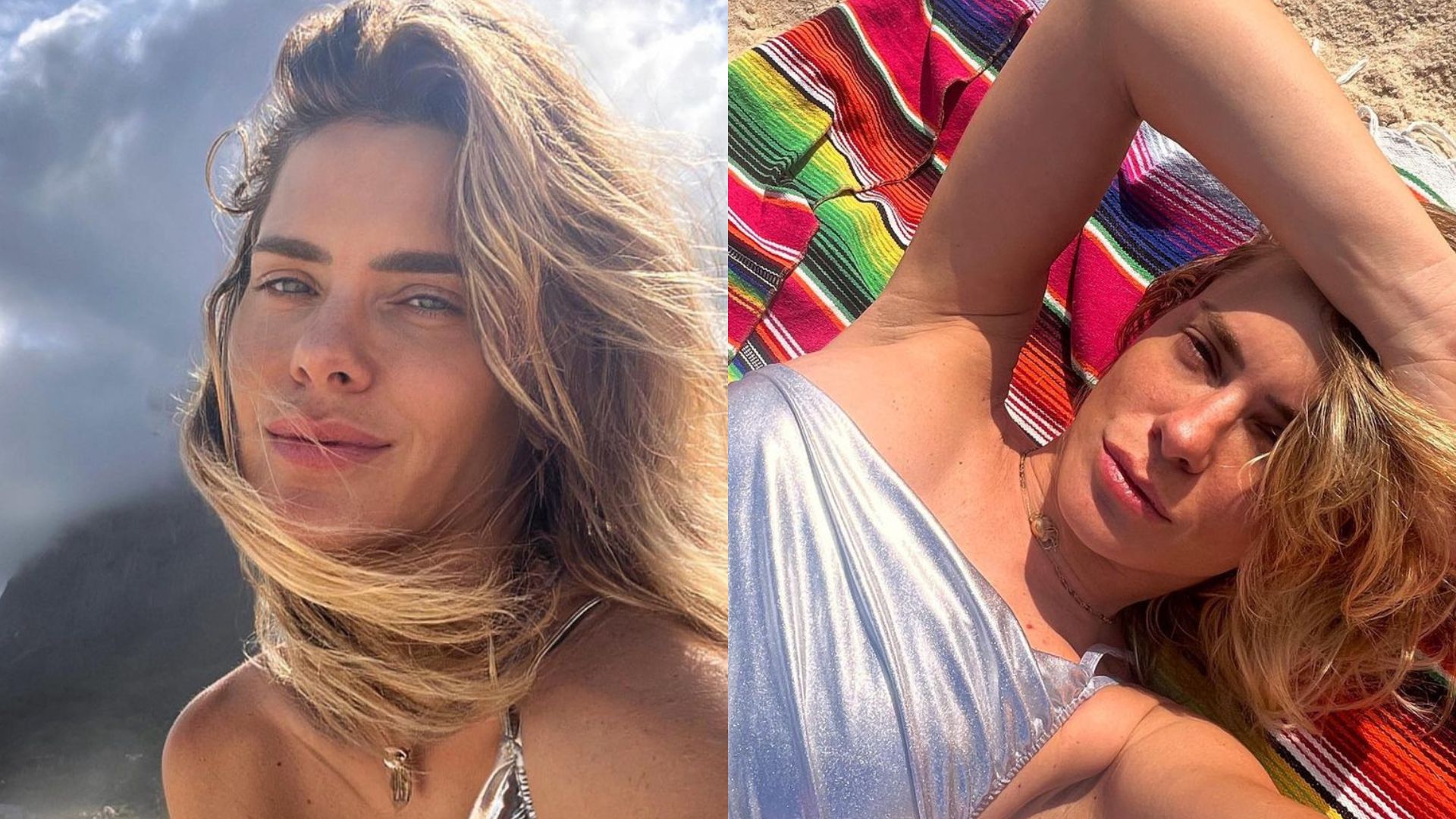 Aos 44 anos, Carolina Dieckmann posa de maiô e jovialidade choca: “Nem parece”
