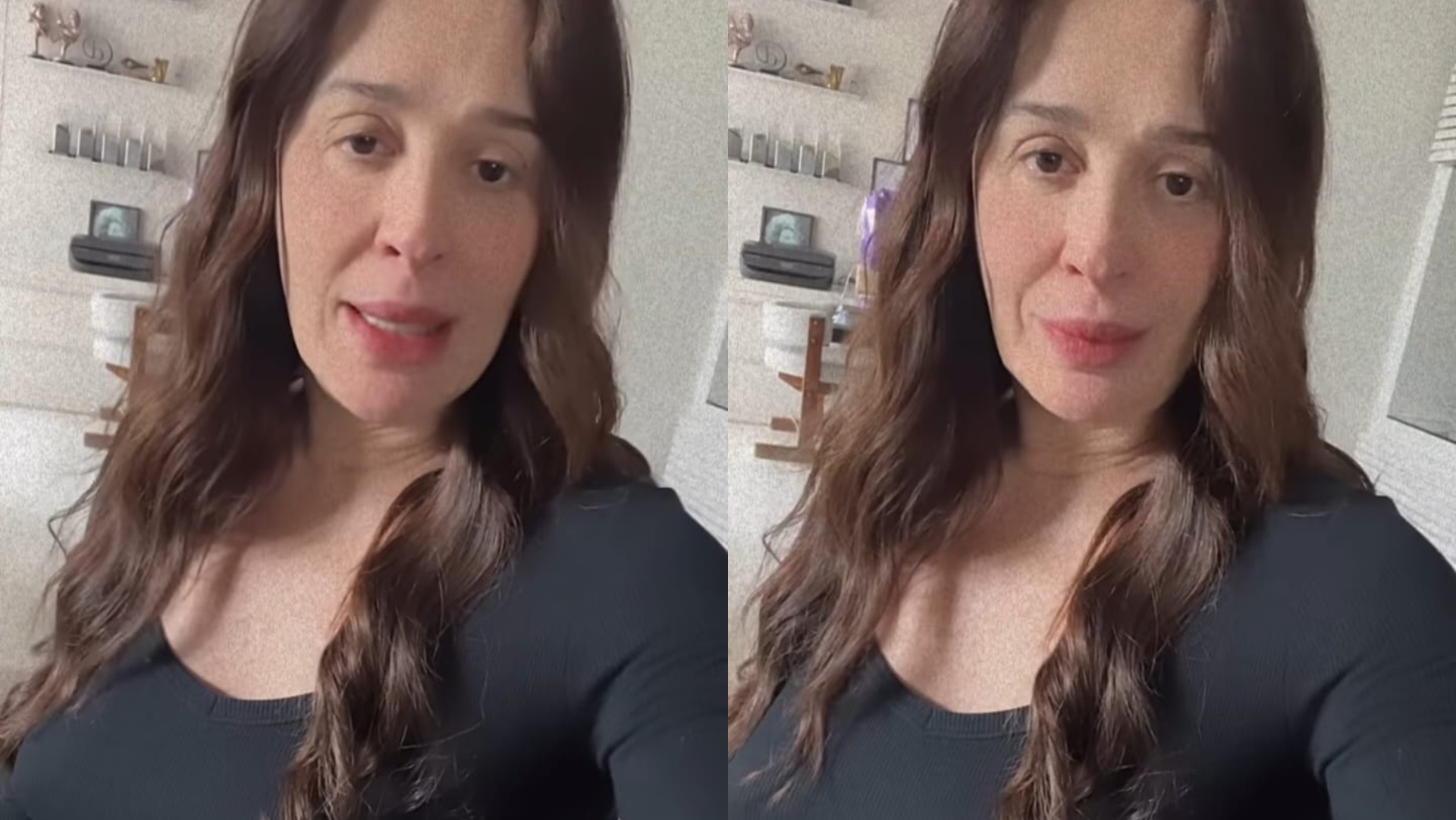 Cresceu! Claudia Raia exibe barrigão no quarto mês de gestação e choca: “Meu deus”