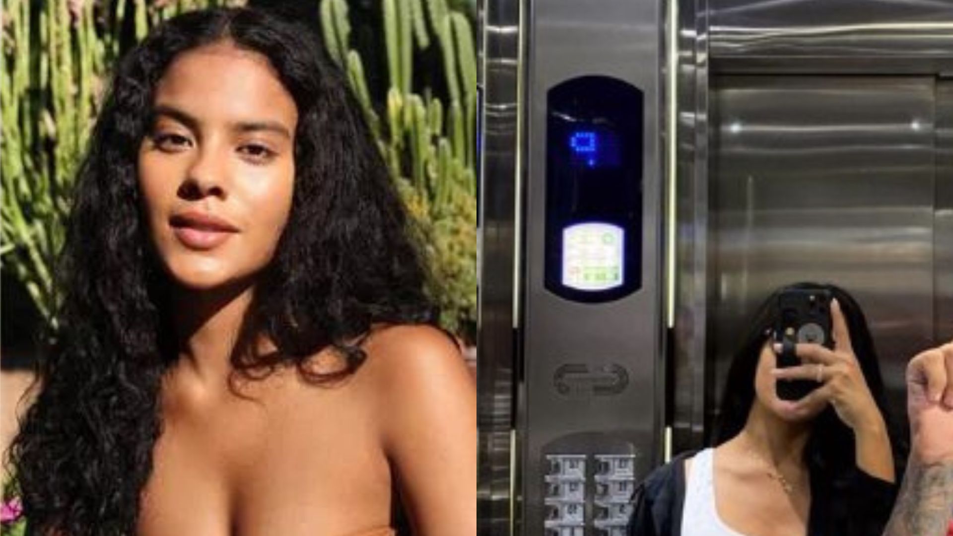 Muda de ‘Pantanal’, Bella Campos surge de top branco e exibe tanquinho em novo clique com MC Cabelinho