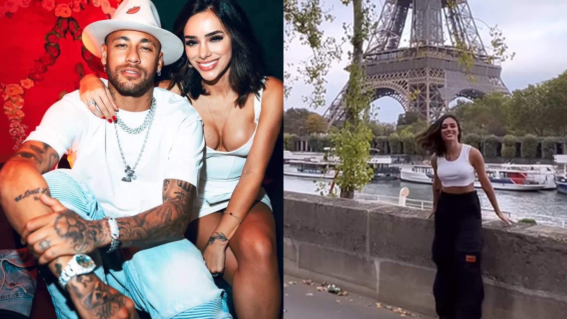 Bruna Biancardi surge em Paris e fãs apontam reconciliação com Neymar: “O casal voltou”