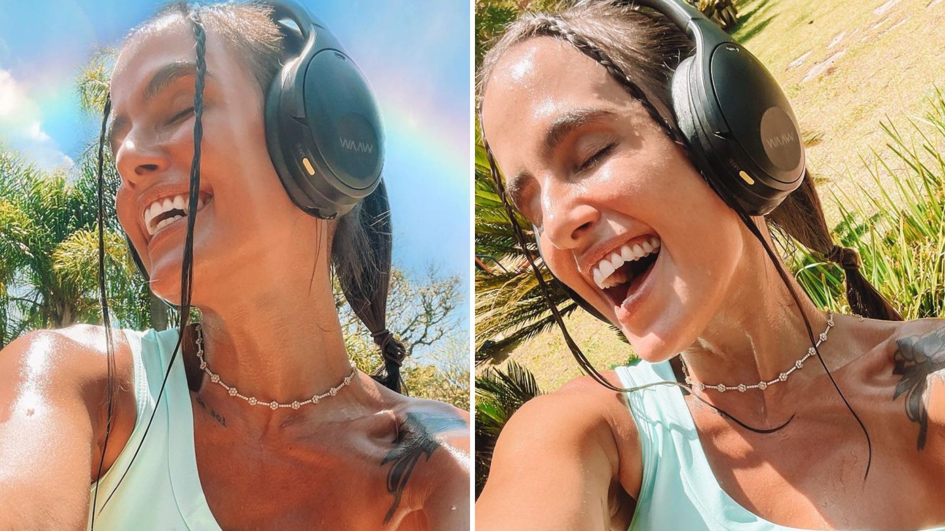 Toda suada, Carol Peixinho aperta os seios em top de academia: “Perfeição de mulher”