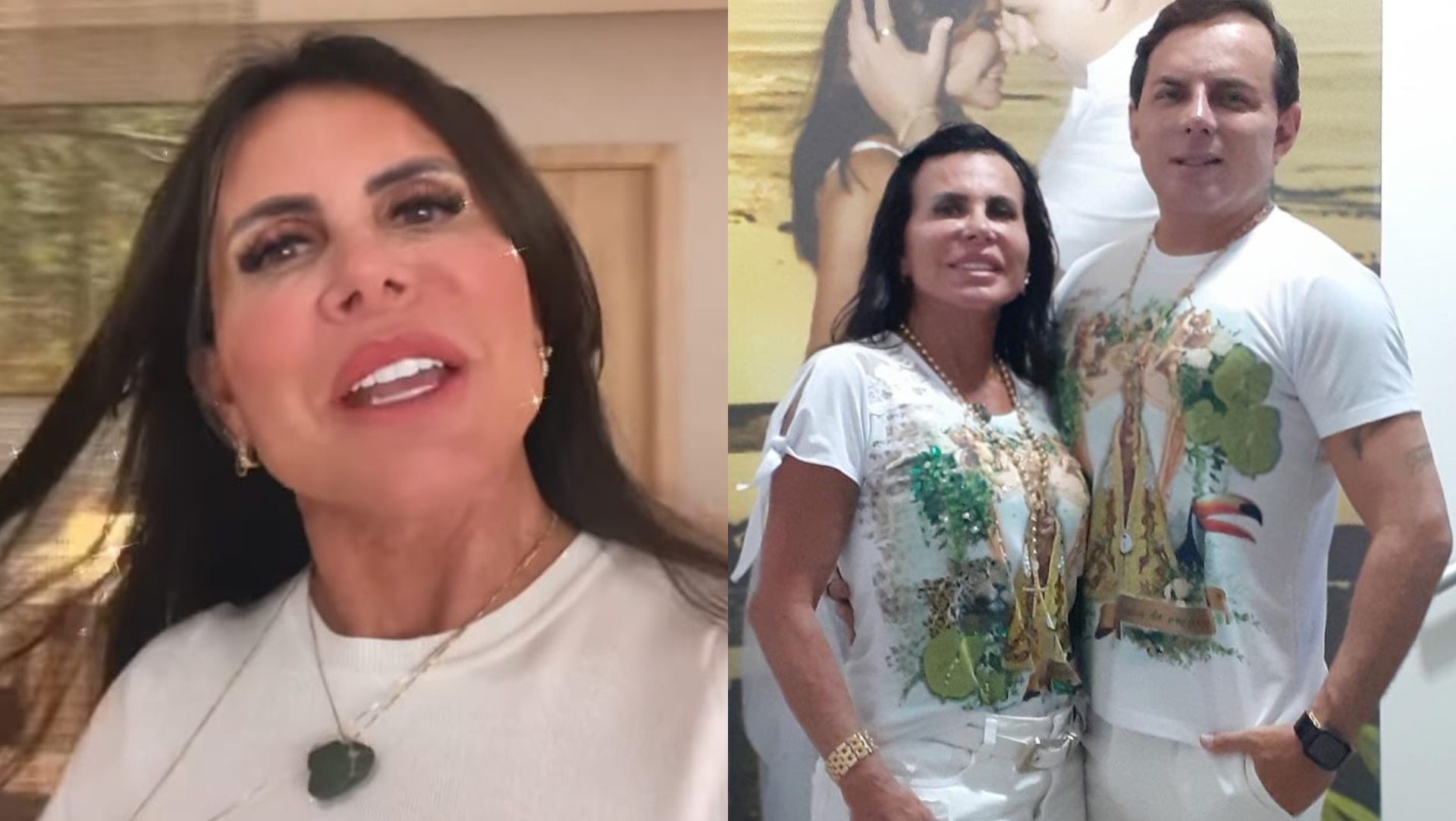 Após renovação de votos, Gretchen descarta lua de mel e foca em novos shows: “É hora de trabalhar”