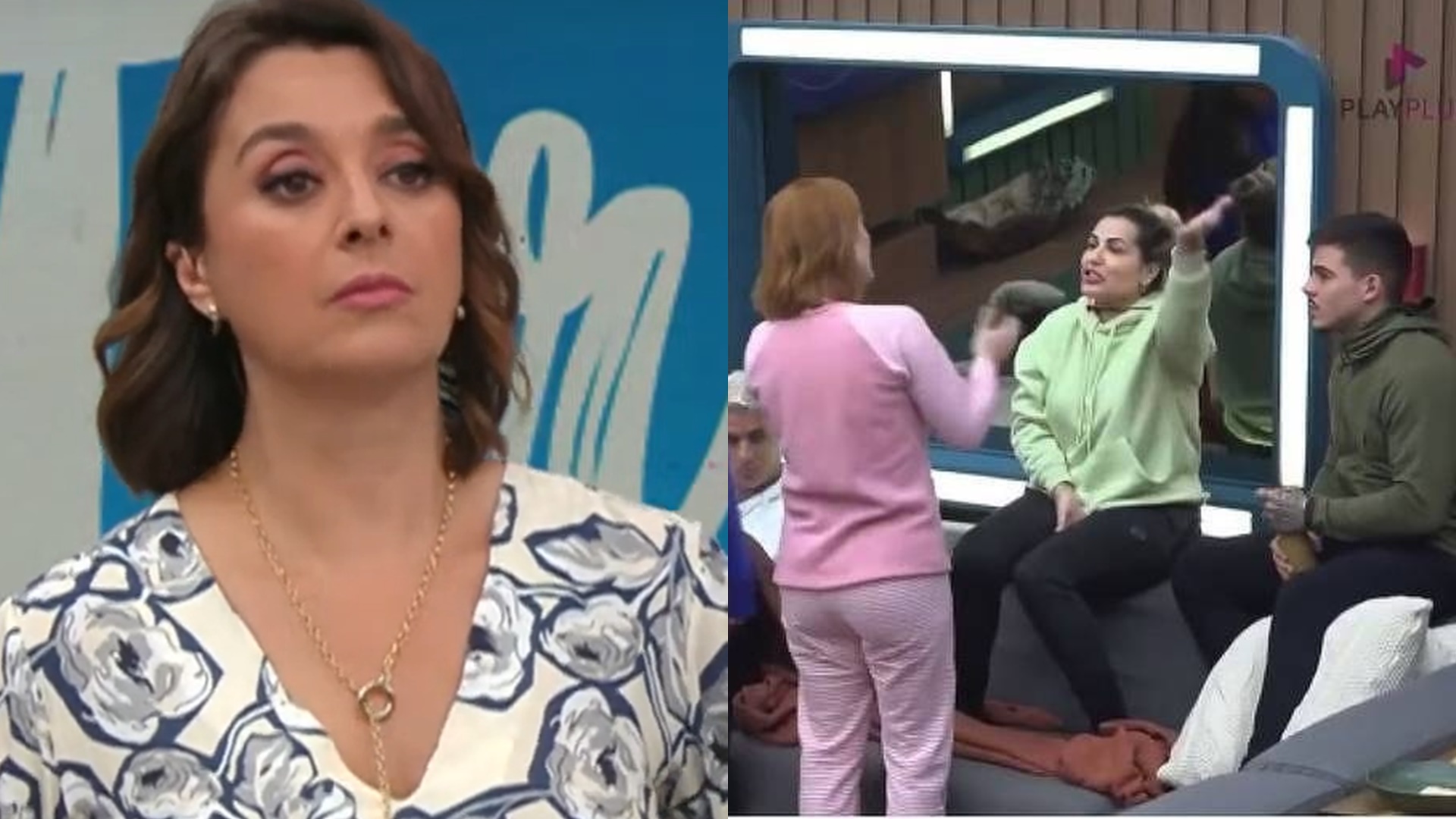 Catia Fonseca esculacha a Record ao vivo por baixo nível em A Fazenda: “Briga de bandido”