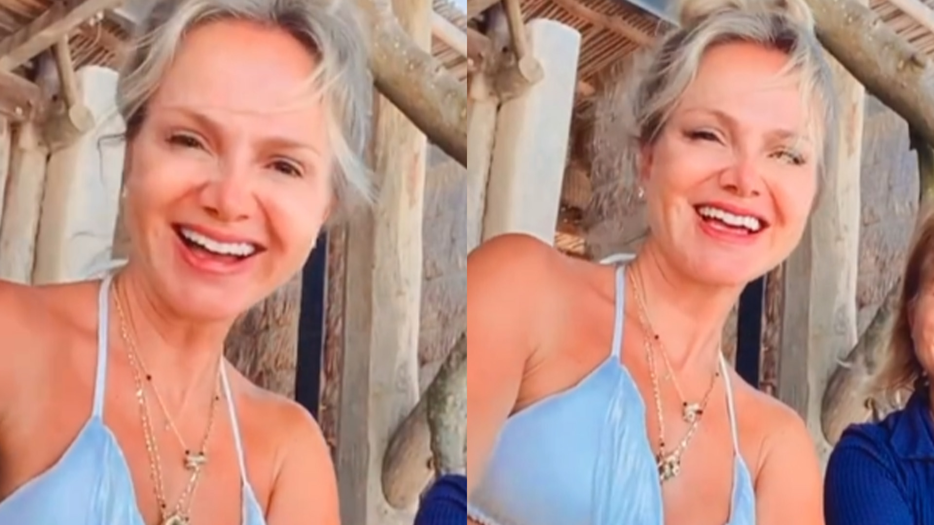 Eliana posa em clique raro com a irmã e fãs se impressionam: “Muito parecida”