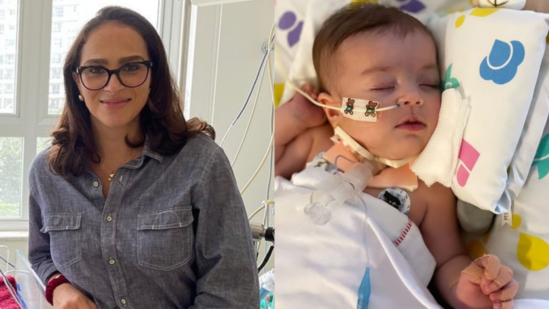 Esposa de Juliano Cazarré atualiza estado de saúde da filha: “Se recuperando”