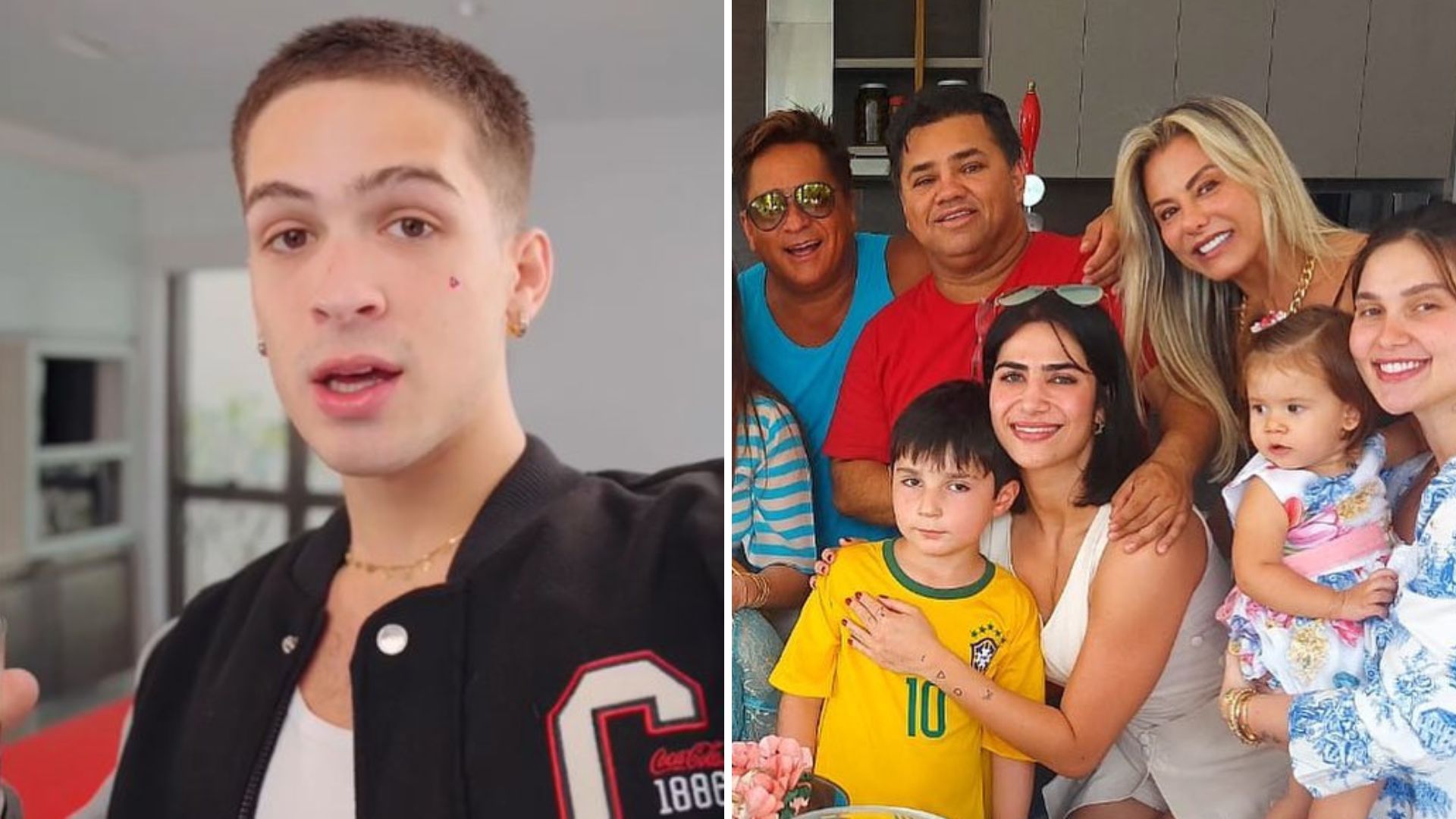 Após briga por política, esposa de Leonardo exalta a família sem João Guilherme: “Com uma parte”