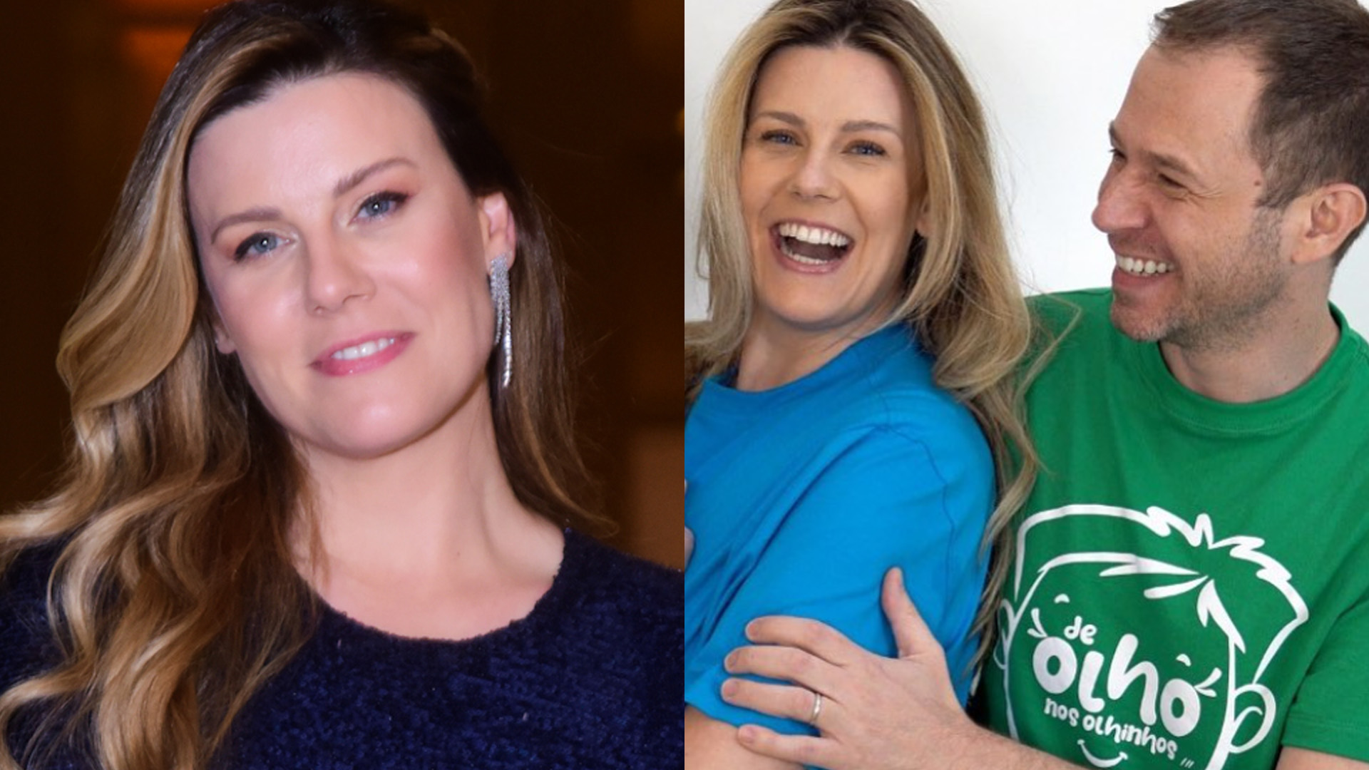 Esposa de Tiago Leifert, Daiana Garbin faz rara aparição com look deslumbrante