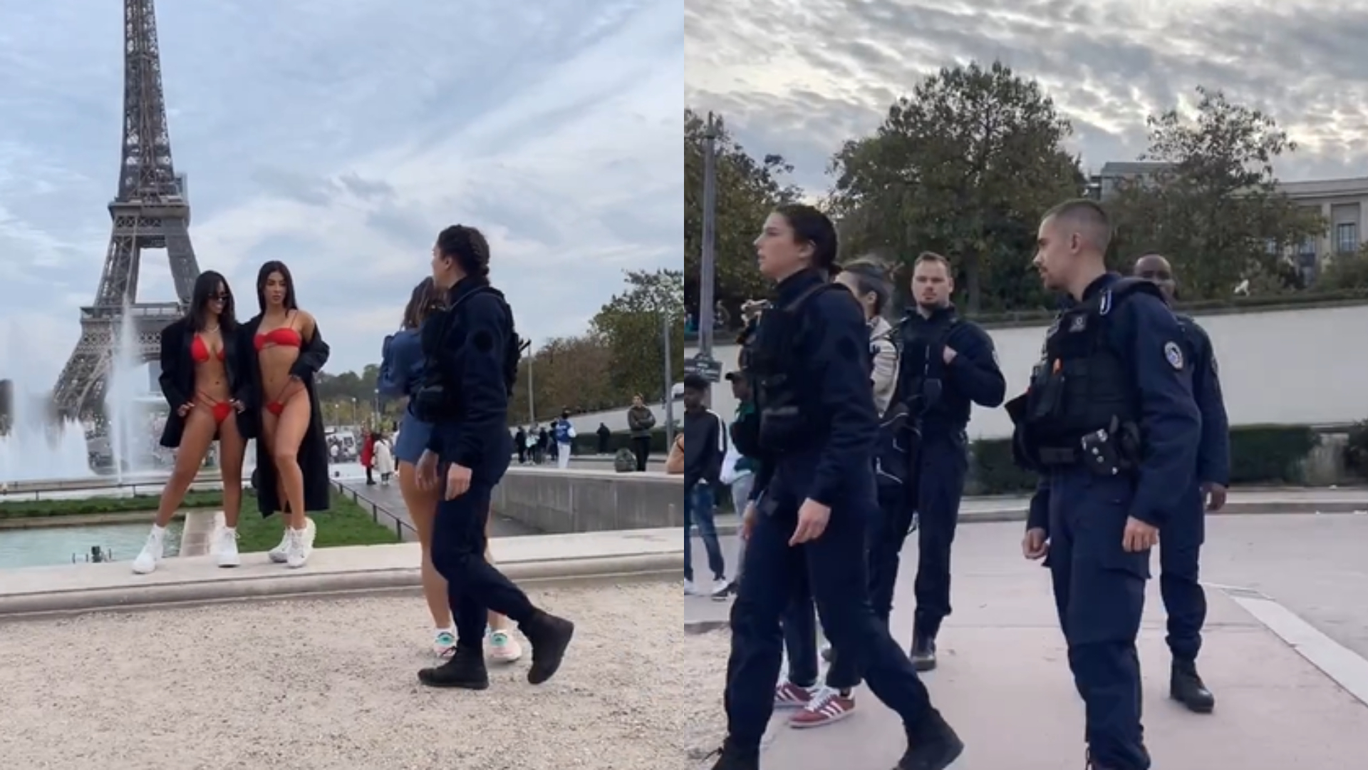 Polícia aborda ex de Kevinho por fotos de biquíni na Torre Eiffel: “Sem noção”