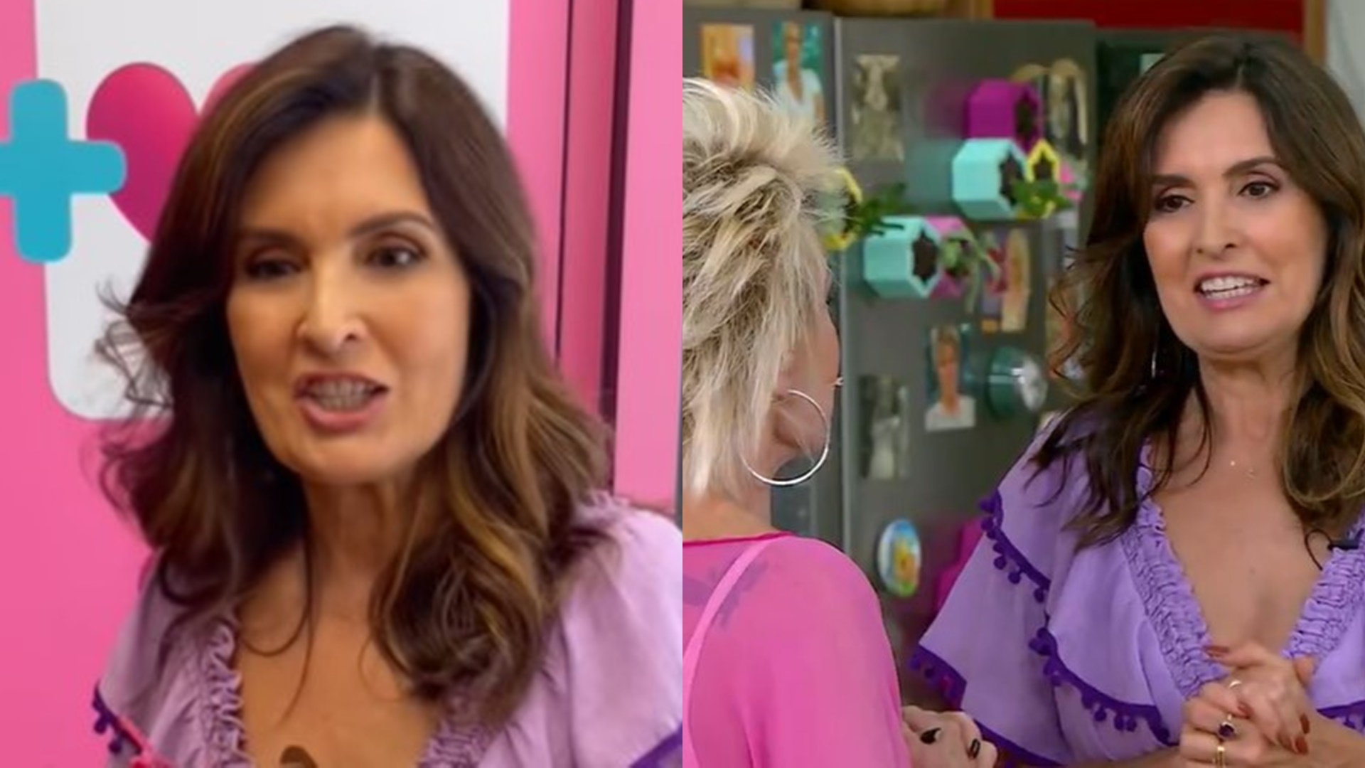 Fátima Bernardes reage a presente inesperado de Ana Maria Braga: “Tá cheirando muito”