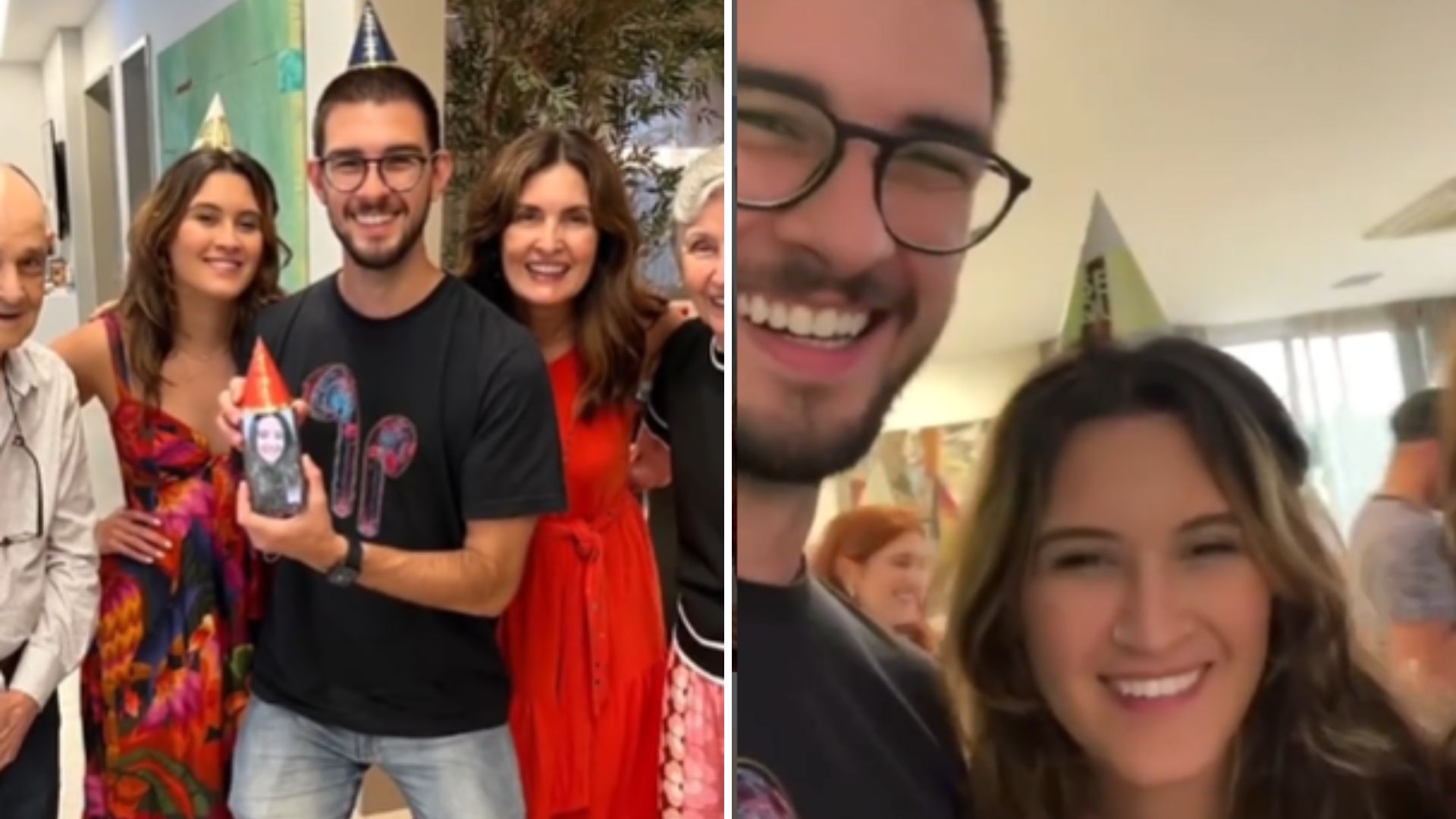 Fátima Bernardes se derrete e brinda 25 anos dos trigêmeos: “Sempre as minhas crianças”