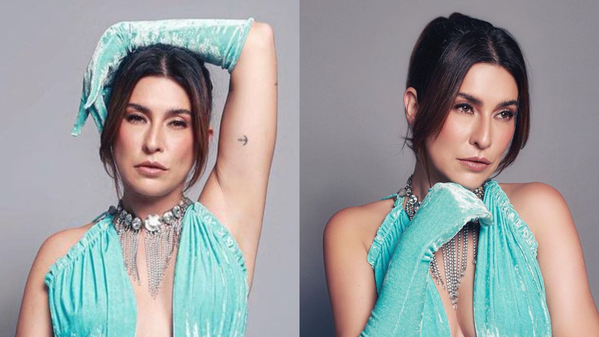 Fernanda Paes Leme arrasa usando look extravagante e decotado: “Espetáculo”