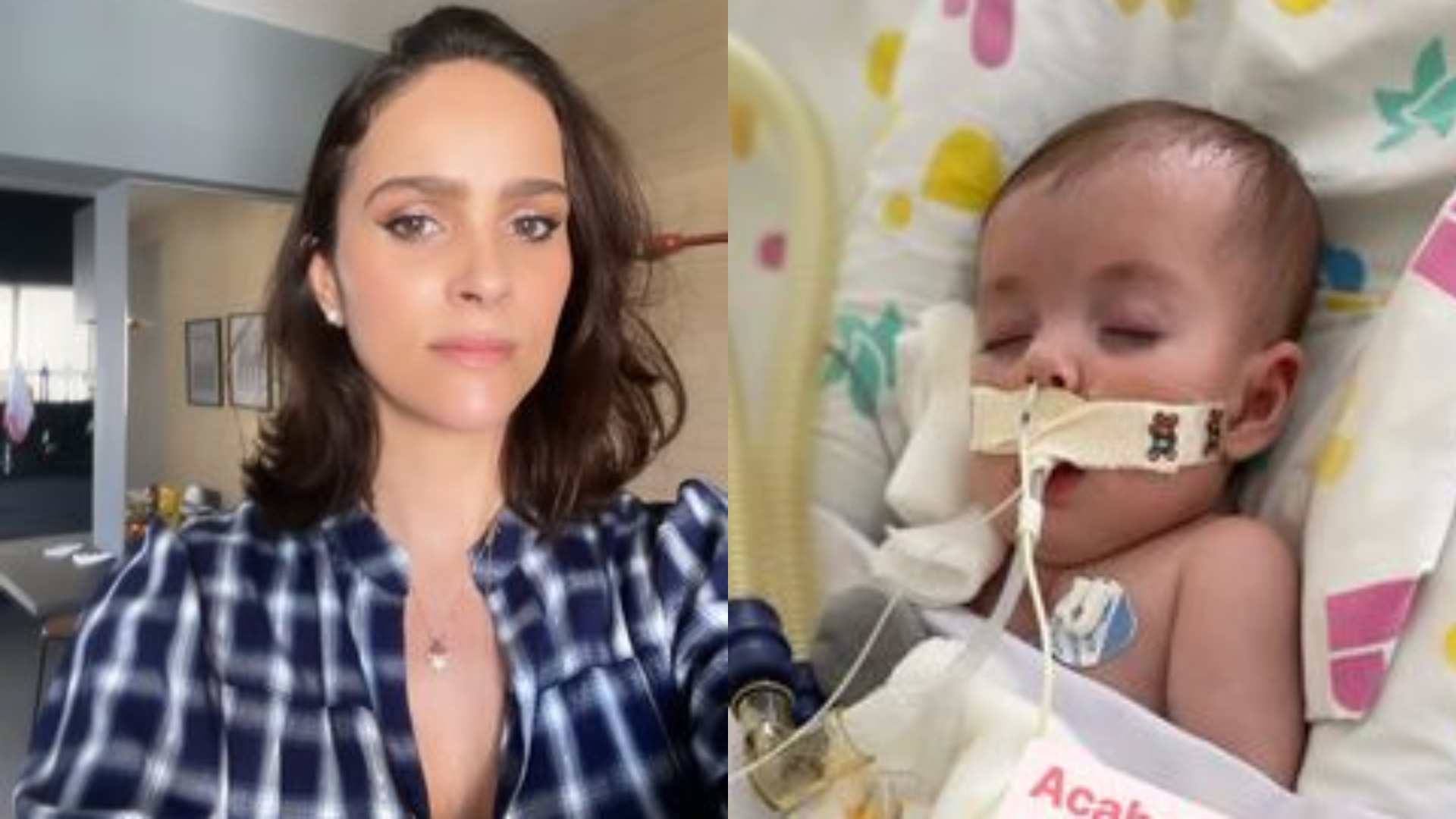 Filha de Juliano Cazarré entra em centro cirúrgico e mãe faz apelo: “Todos rezando”