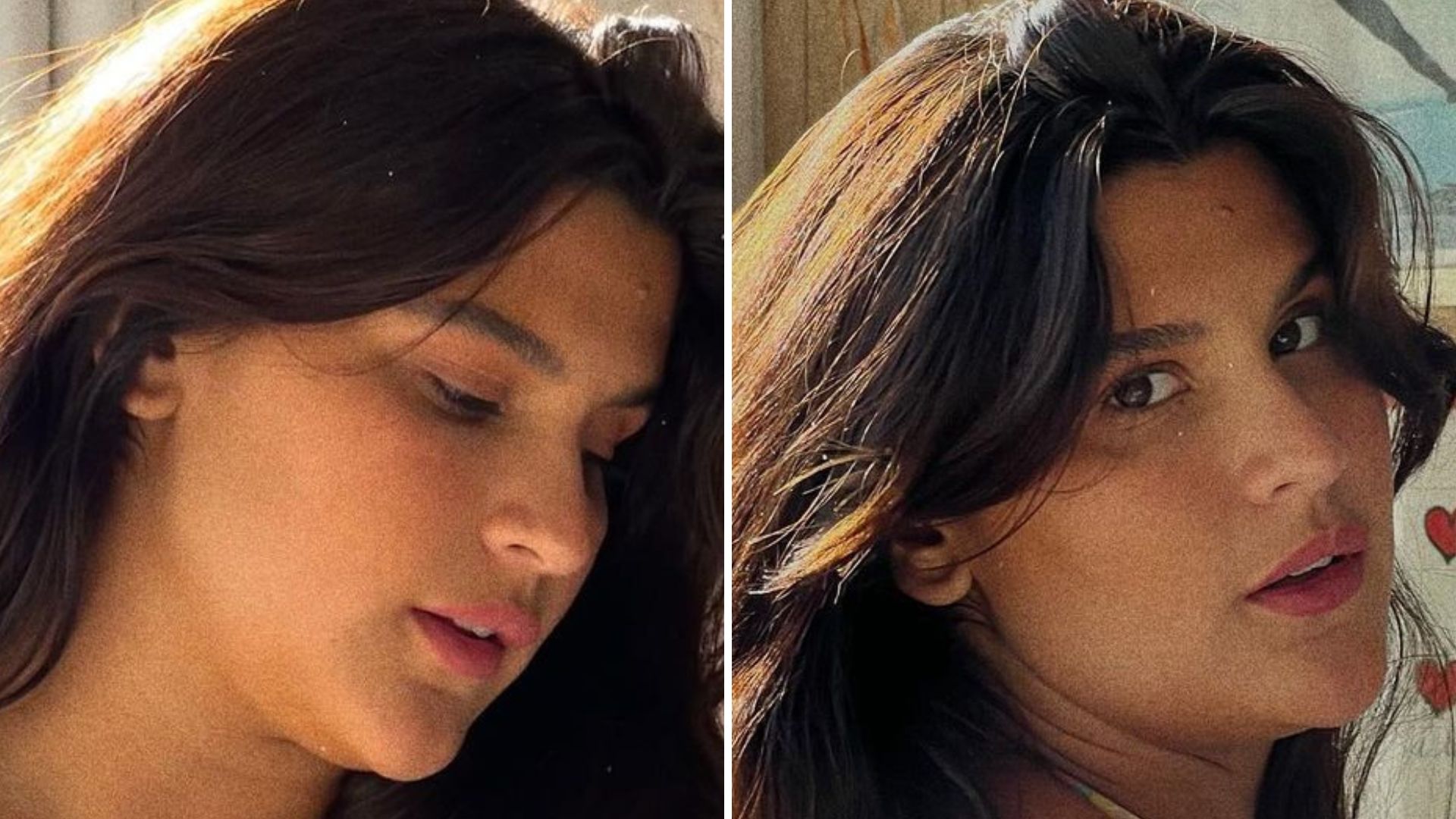 Filha de Flávia Alessandra sensualiza com vestido sem sutiã: “Deusa grega”