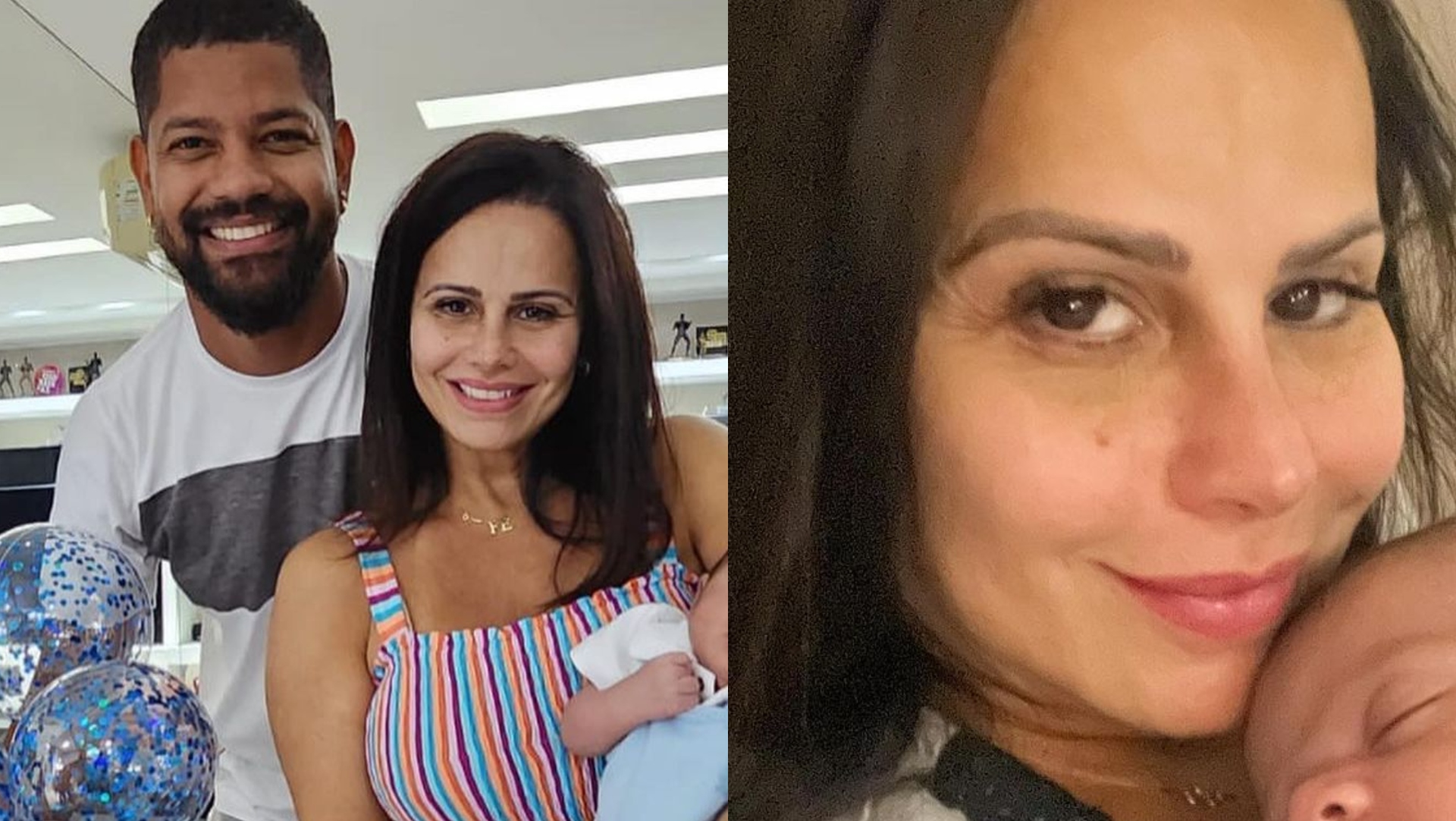 Mãe babona, Viviane Araújo surge agarradinha com o filho e Joaquim explode fofurômetro: “Anjinho”
