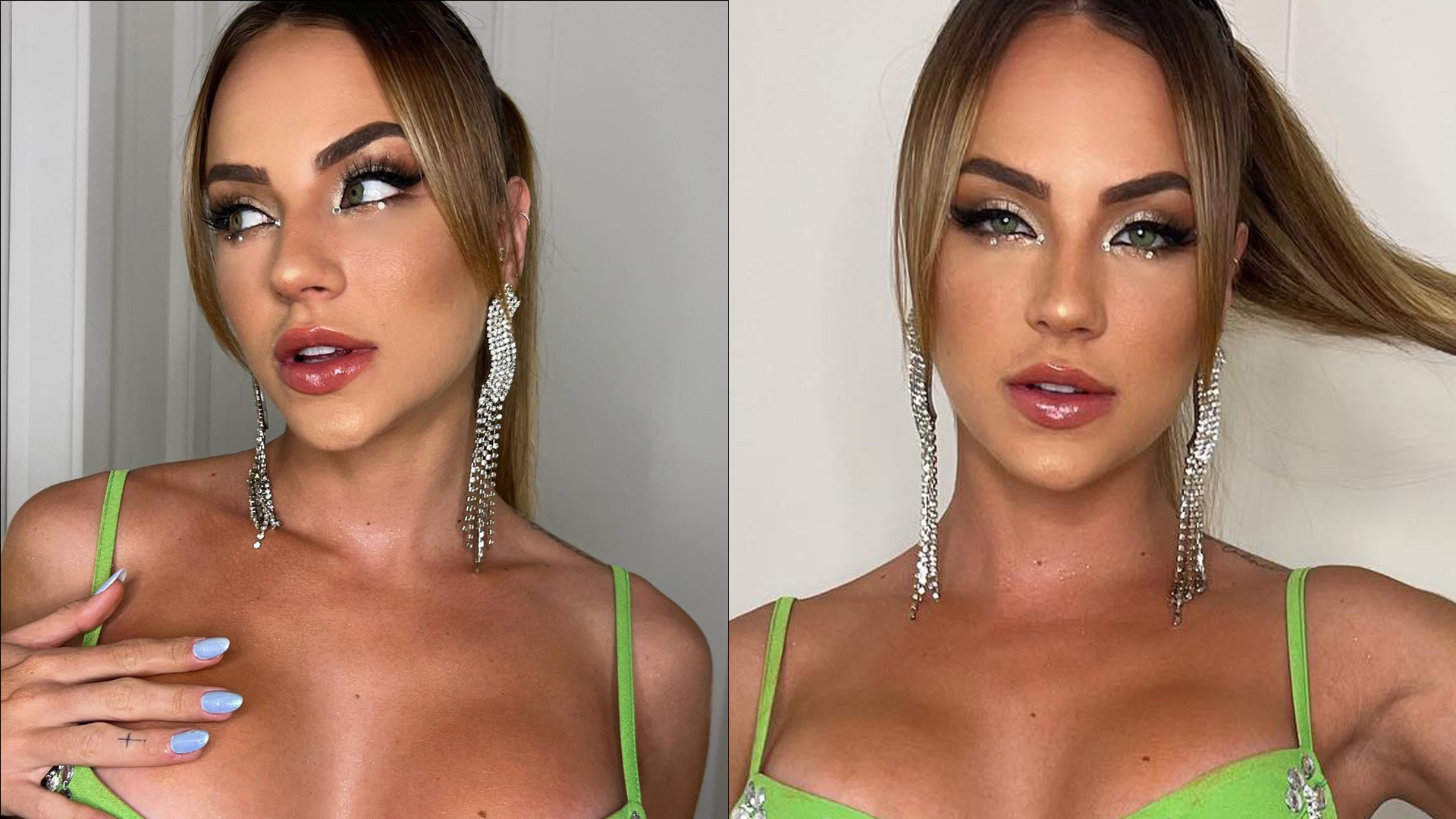 Gabi Martins dá close em decote e seios turbinados quase saltam do top: “Mulherão”