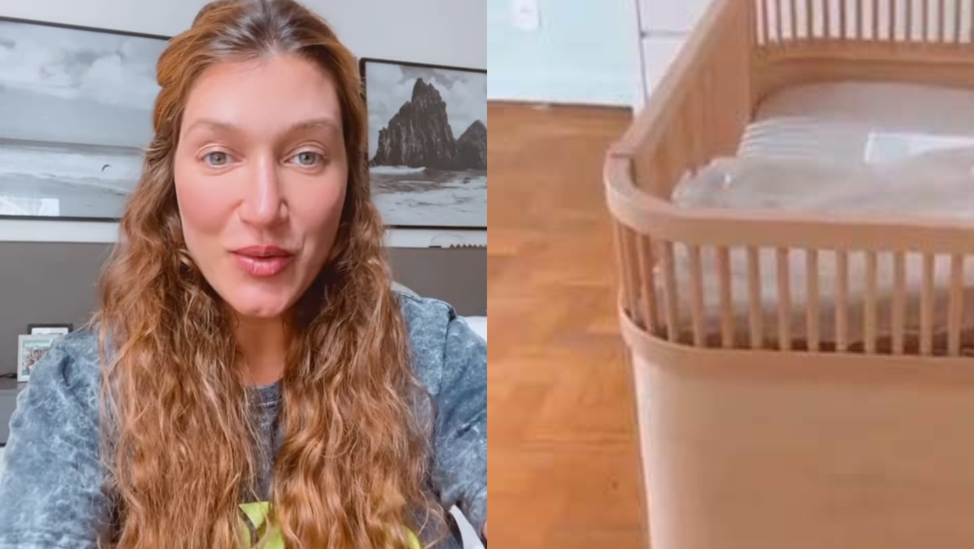 Na reta final da gravidez, Gabriela Pugliesi mostra quartinho do filho tomando forma: “Eba”