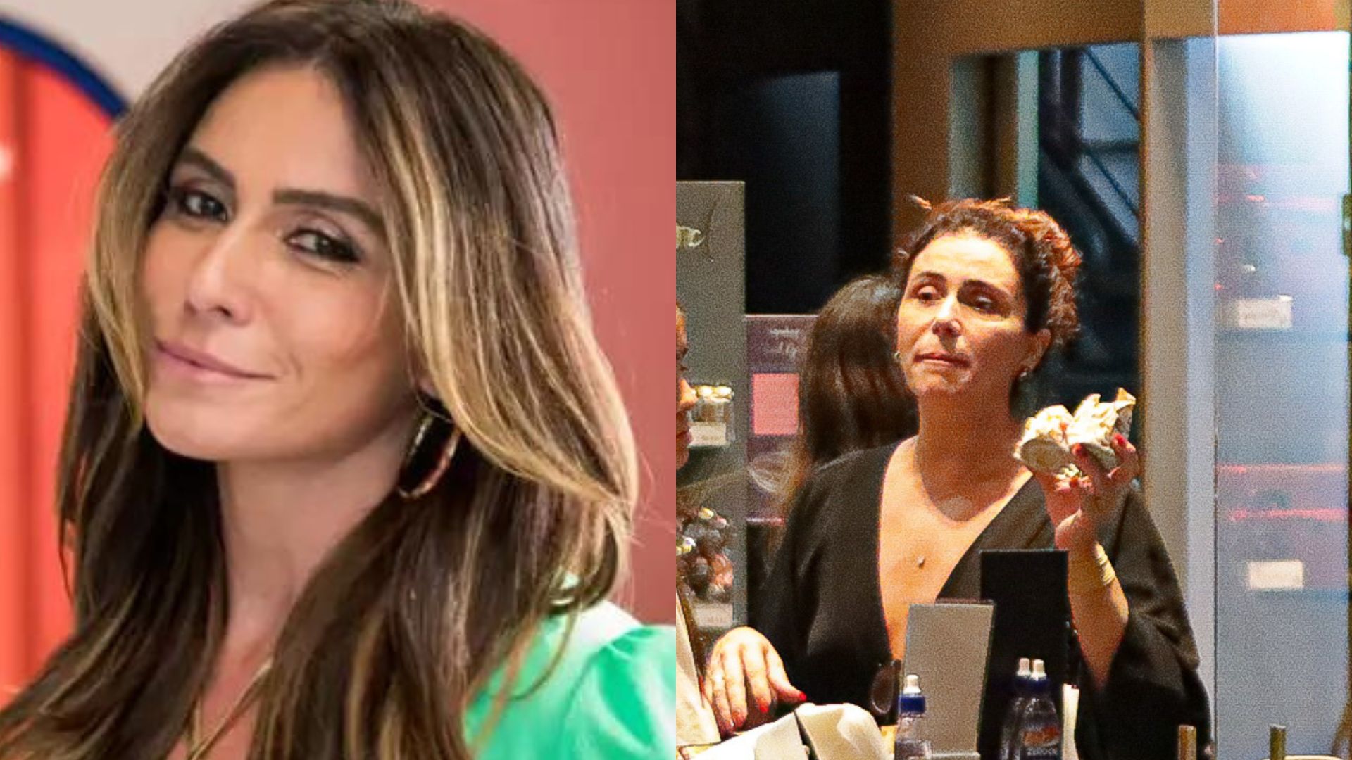 Giovanna Antonelli esbanja simpatia ao ser flagrada em raríssima aparição com as filhas gêmeas