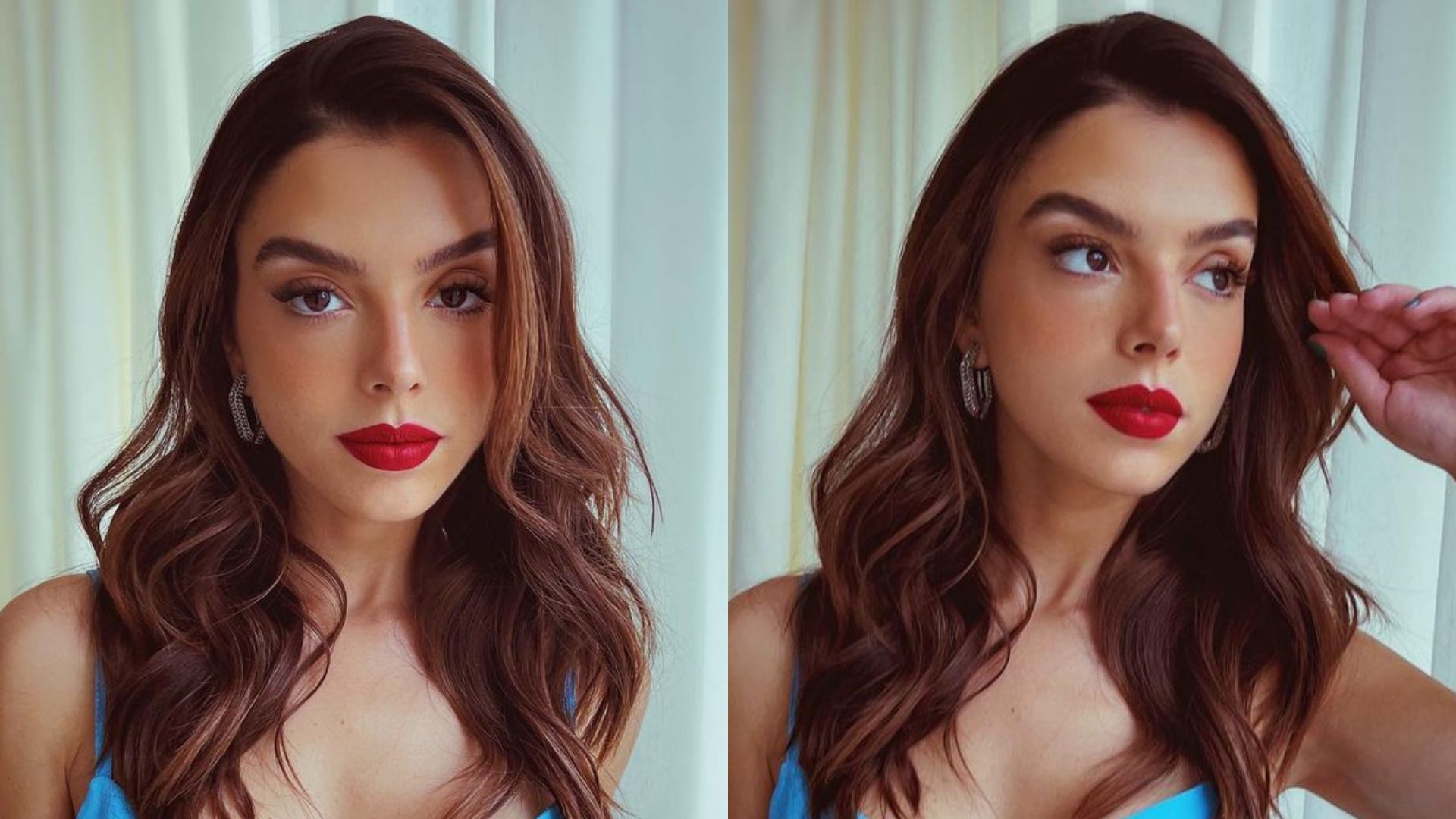 Giovanna Lancellotti aposta em decote abusado em vestidinho curto: “Boneca”
