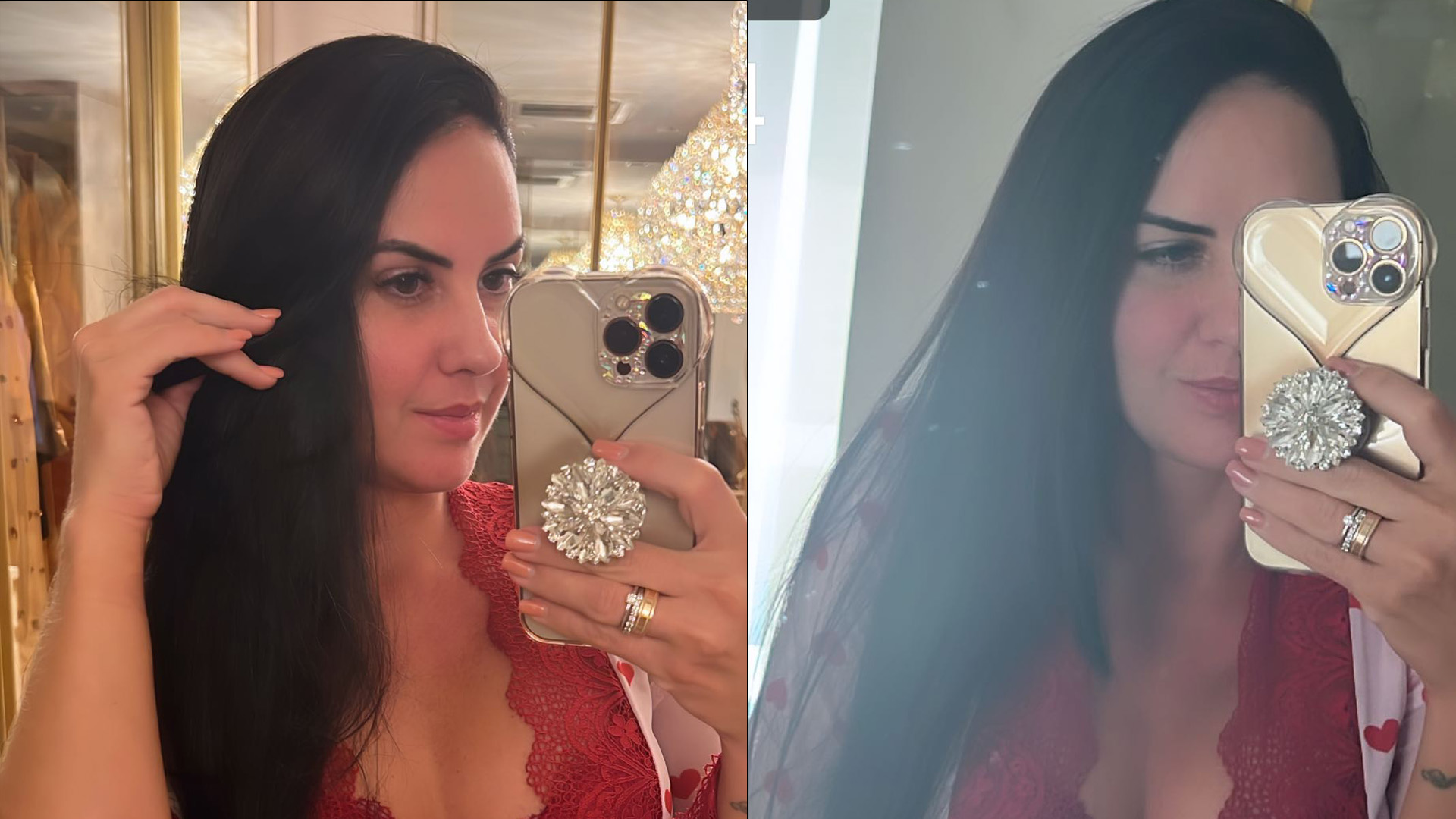 Graciele Lacerda sensualiza de camisola e seios fartos saltam em decotão: “Bom dia”