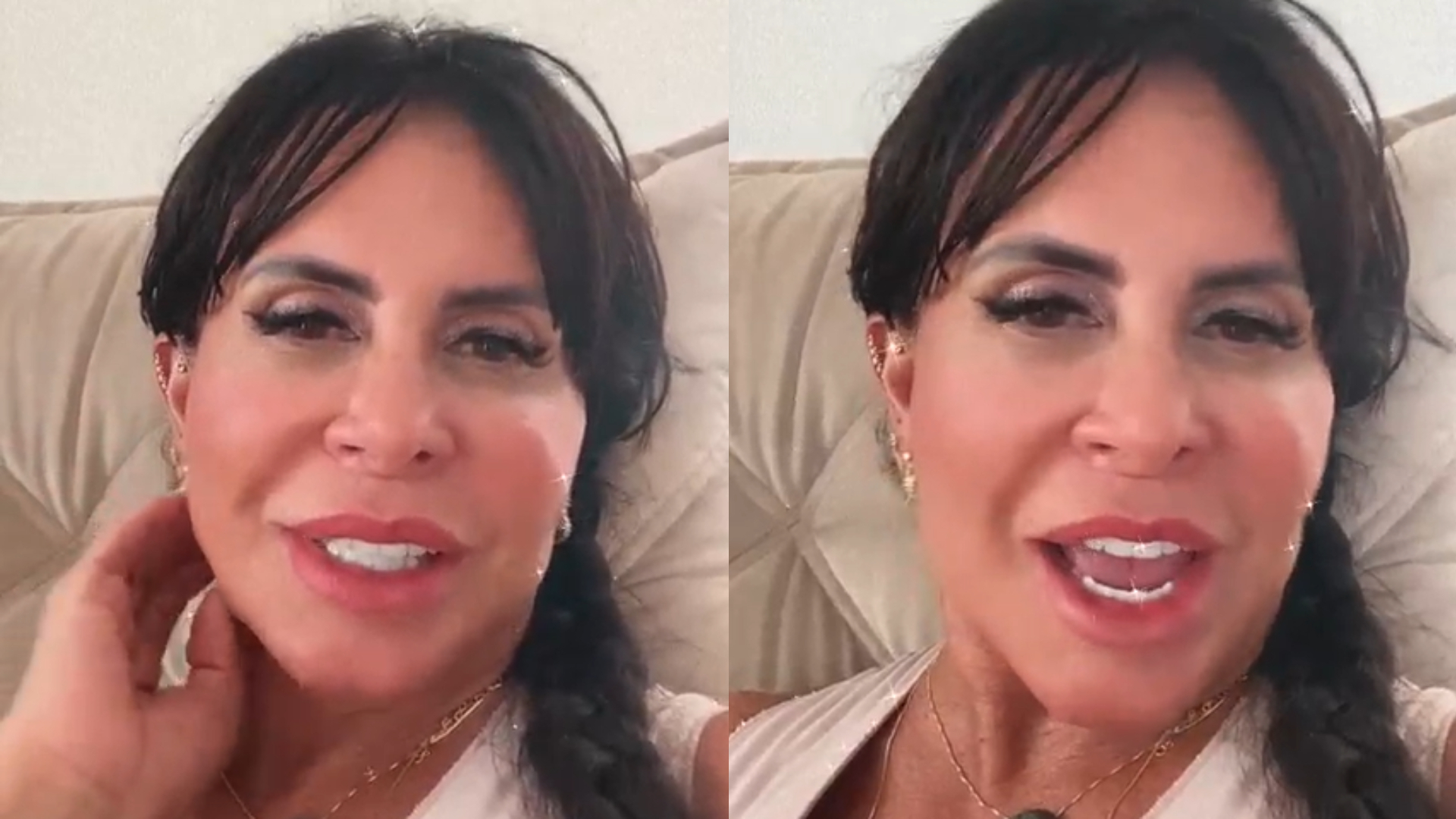 Gretchen se revolta com críticas por look com bumbum de fora e detona: “Infelizes”