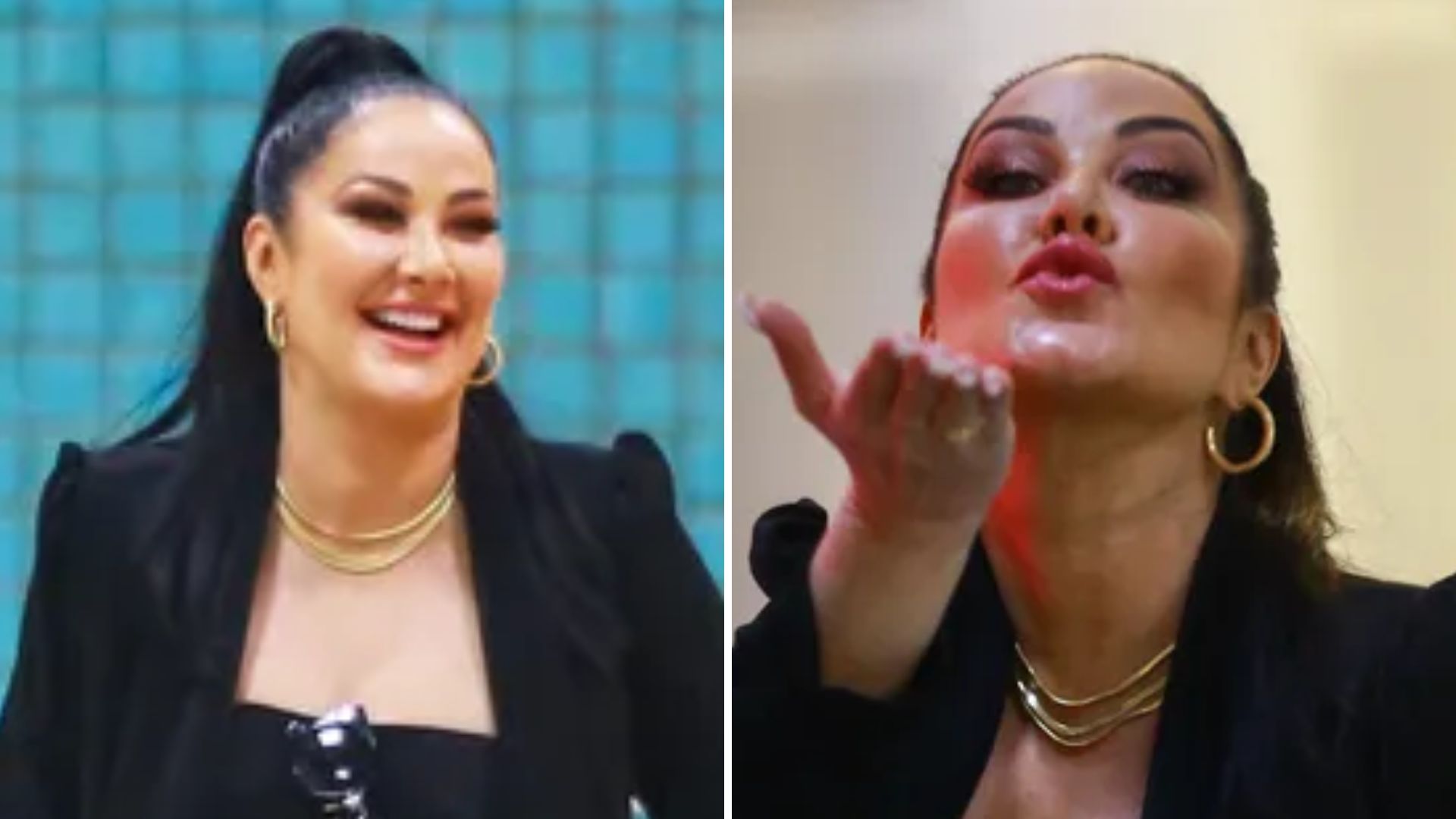 Aos 43 anos, Helen Ganzarolli esbanja simpatia em aeroporto com look modesto