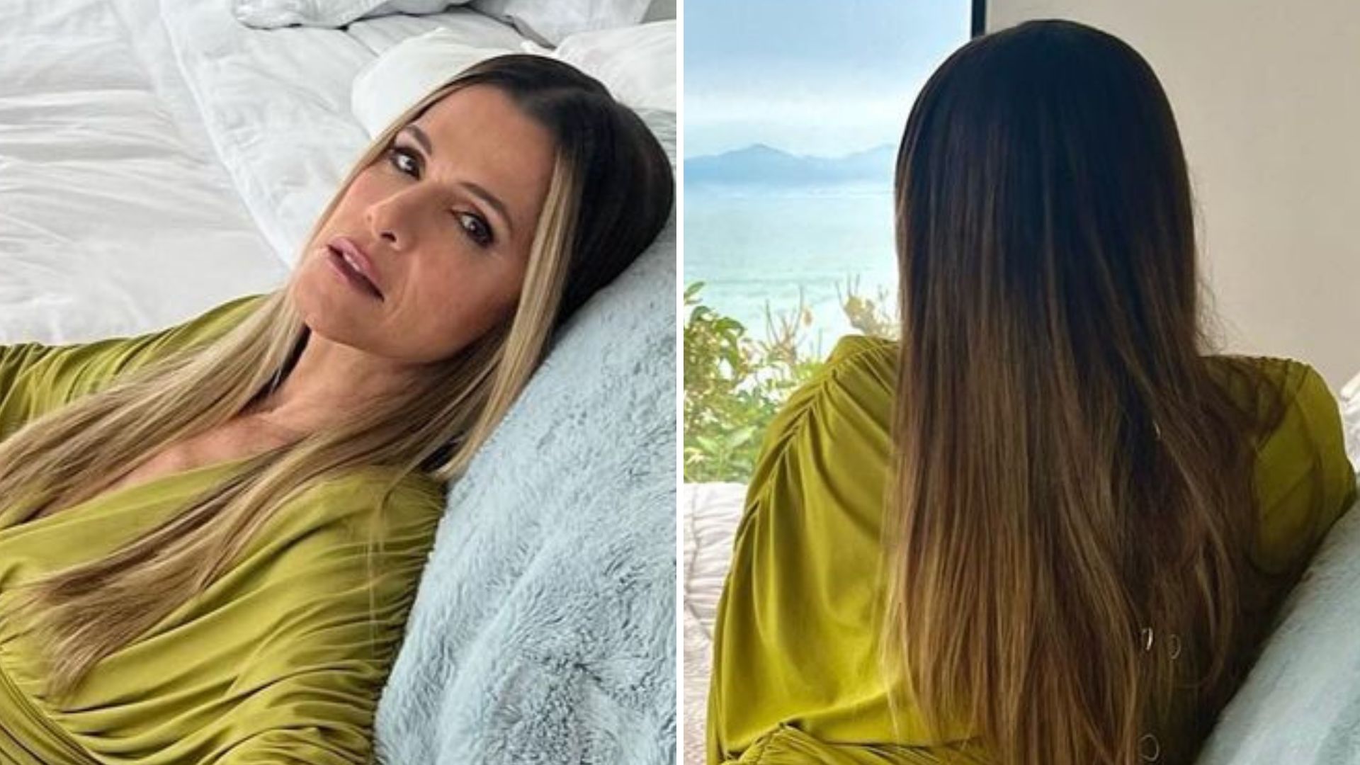 Aos 50 anos, Ingrid Guimarães dá close no bumbum em vestido apertadinho: “Acordo assim”