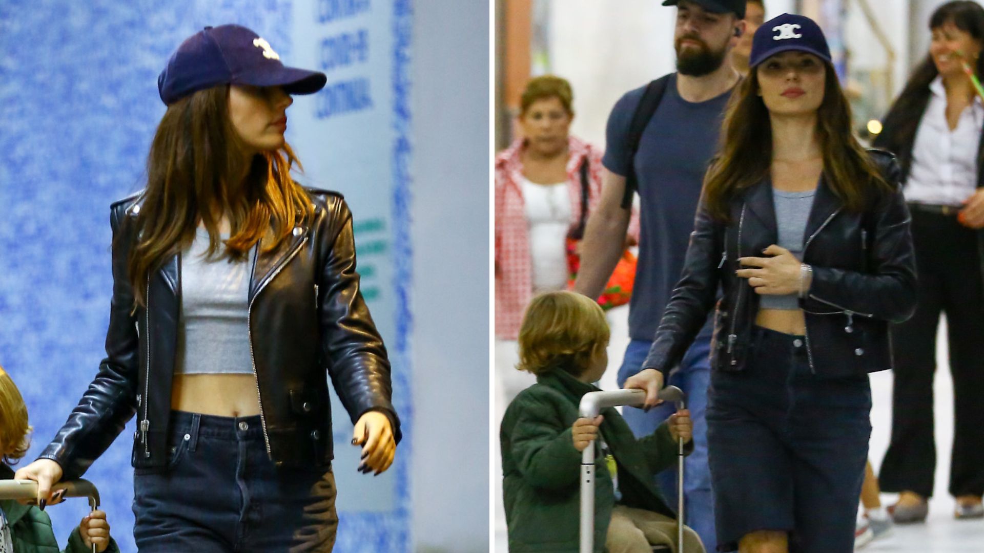 Um príncipe! Beleza do filho de Isis Valverde choca em fotos inéditas em aeroporto