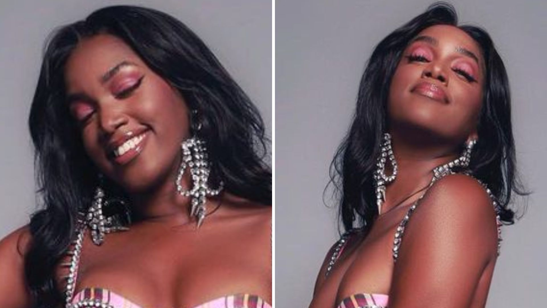 Iza elege vestido rodado de boneca e quase faz decote saltar: “Doida de linda”