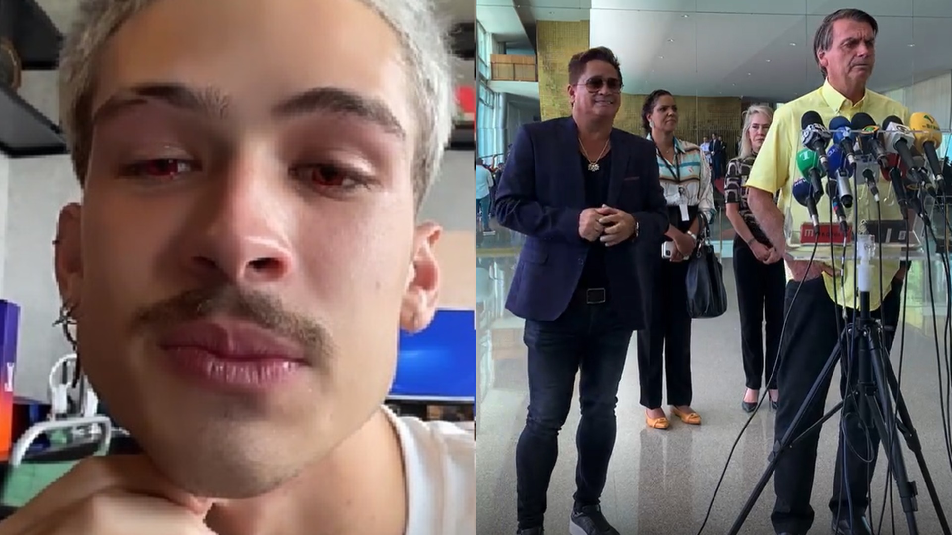 João Guilherme ataca Leonardo após pai declarar apoio a Bolsonaro: “Está cego”