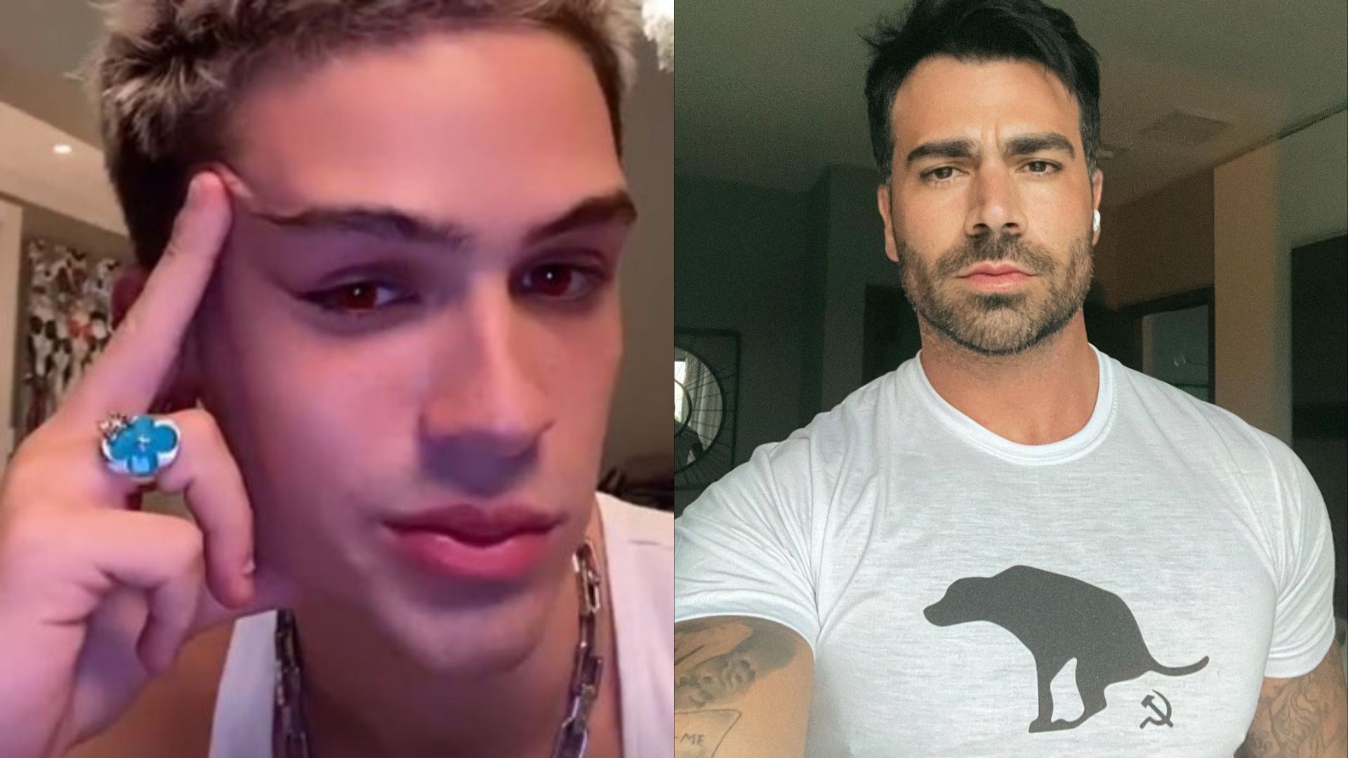 João Guilherme é criticado por Rodrigão por pintar as unhas e rebate: “Preconceituoso”