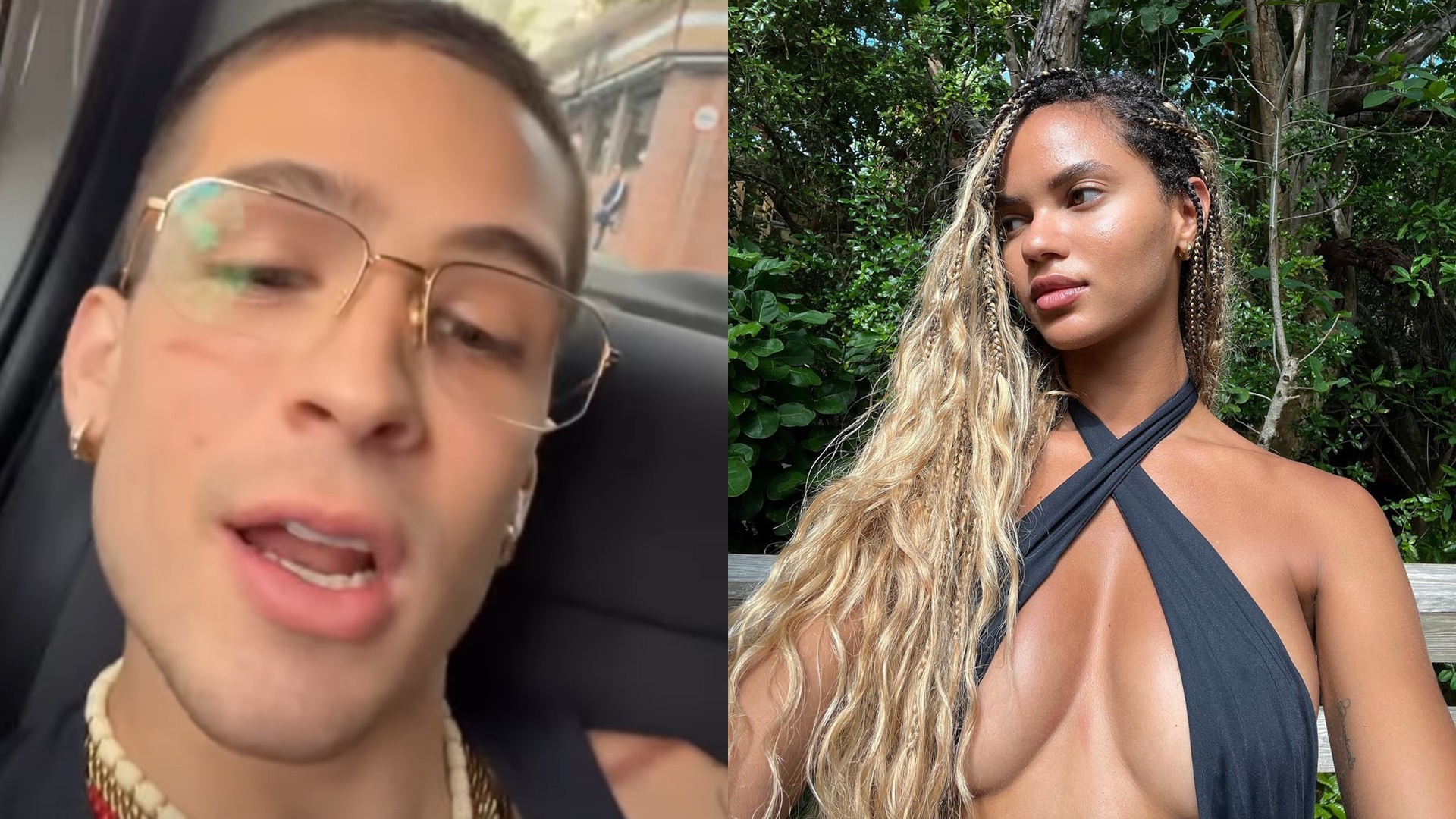 João Guilherme toma patada de modelo brasileira após anúncio de namoro com Kanye West