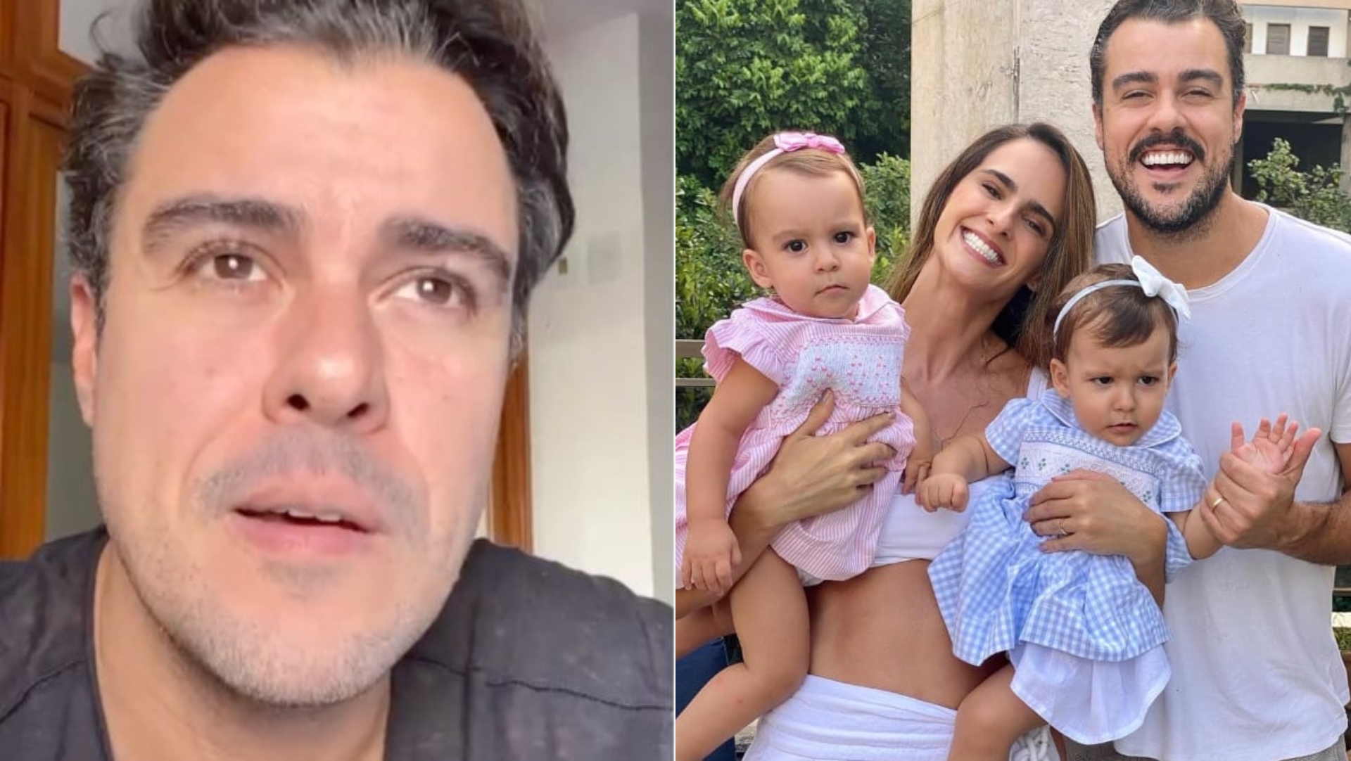 Pai de gêmeas, Joaquim Lopes conta como enxerga a paternidade após os 40 anos: “Mudou tudo”