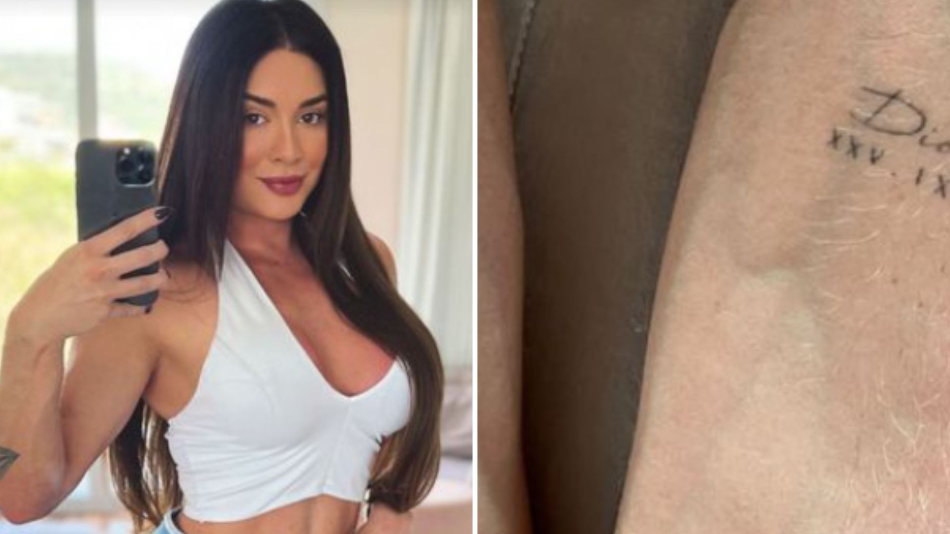 Corajosa! Juju Salimeni revela tatuagem íntima que fez para o namorado: “Tenho”