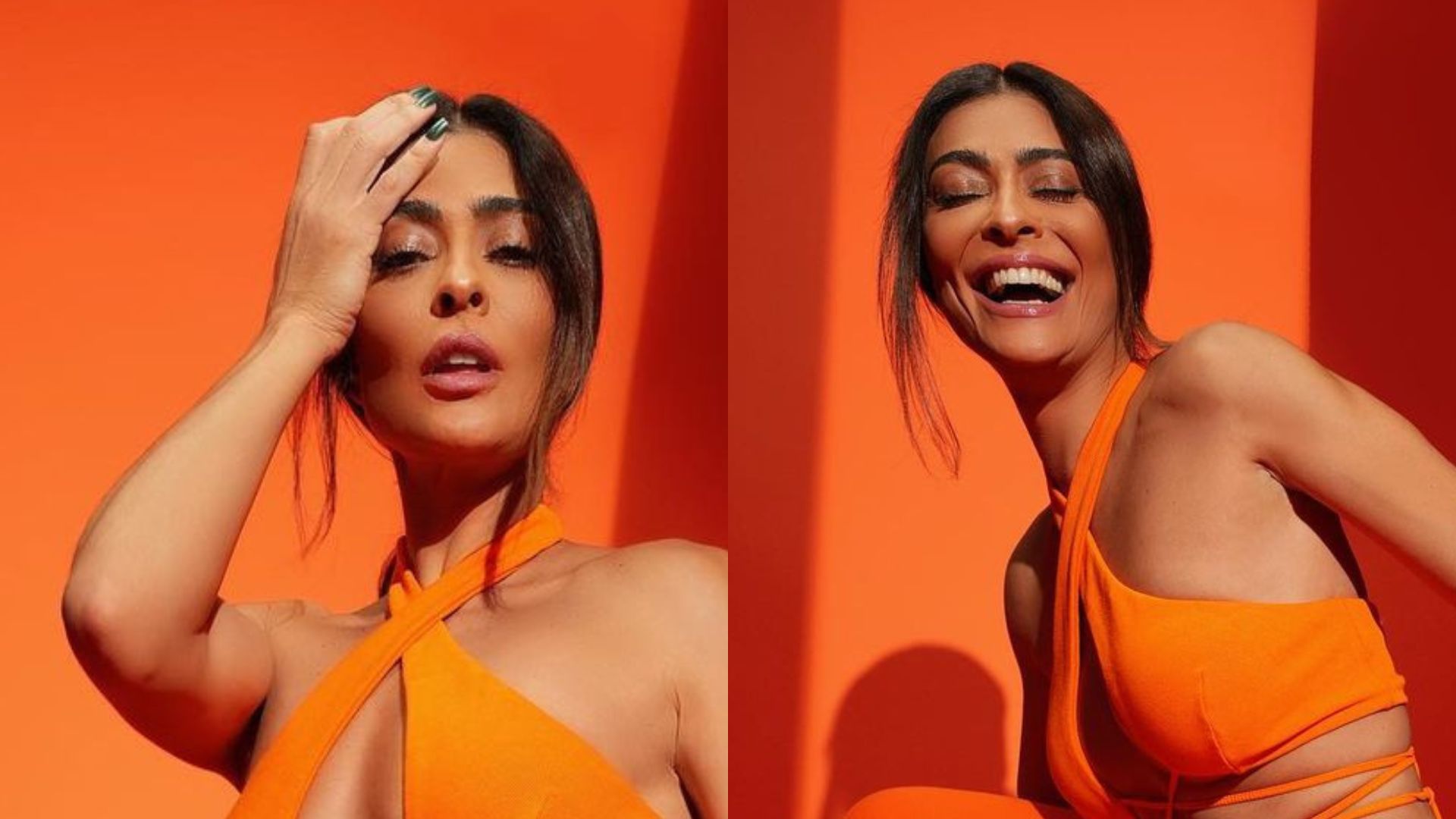Juliana Paes faz pose atrevida usando top decotado e impressiona: “Arrasou”