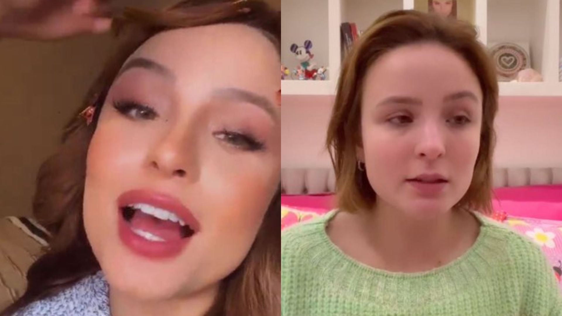 Larissa Manoela se irrita com comentário e dá patada em fã: “Palhaça”