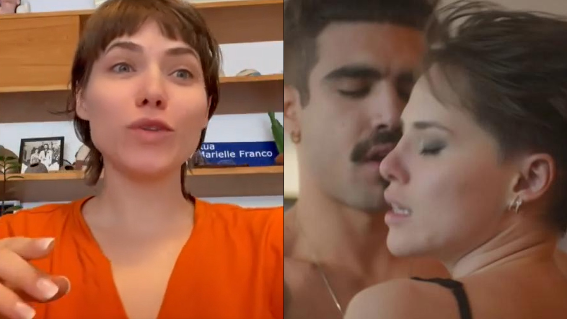 Letícia Colin defende cenas picantes com o Caio Castro em novela: “Sexo é vida”