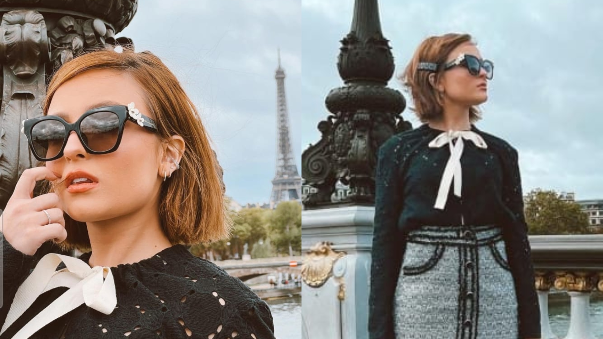Chique, Larissa Manoela aposta em minissaia de cintura alta e exibe pernões: “Monumento”