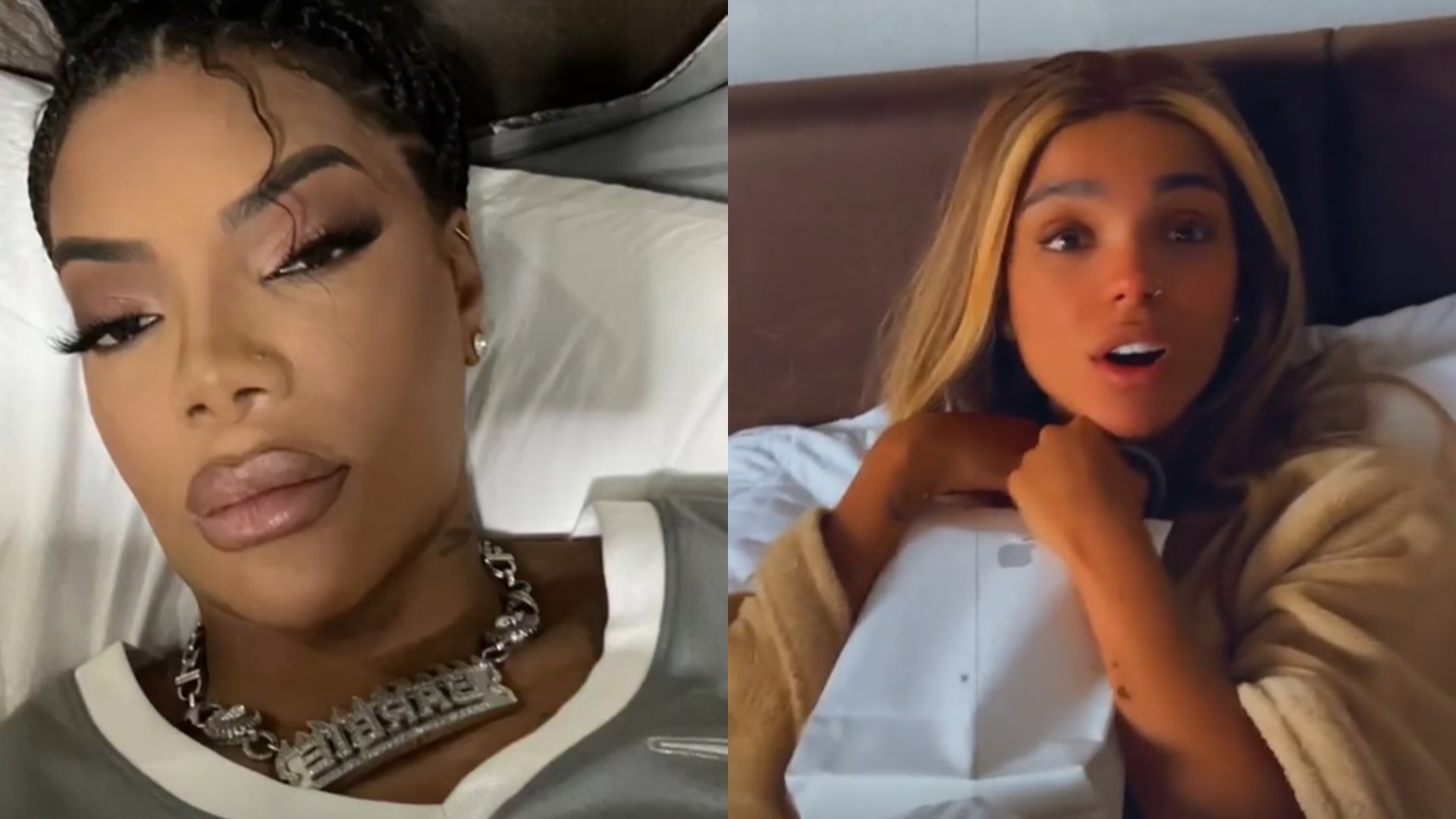 Ludmilla choca Brunna Gonçalves ao lhe dar celular de R$ 15 mil: “Como você achou?”