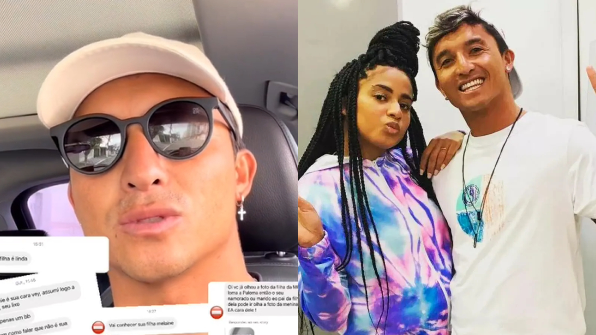 Apontado como pai da filha de MC Loma, Nakagima se irrita com cobranças: “Chata”