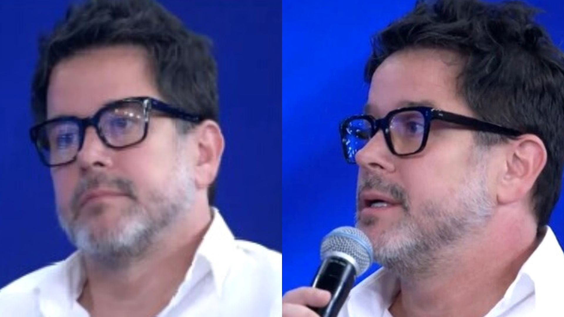 Murilo Benício encontra ex-mulheres no ‘Domingão com Huck’ e repercute na web: “Enrolado”