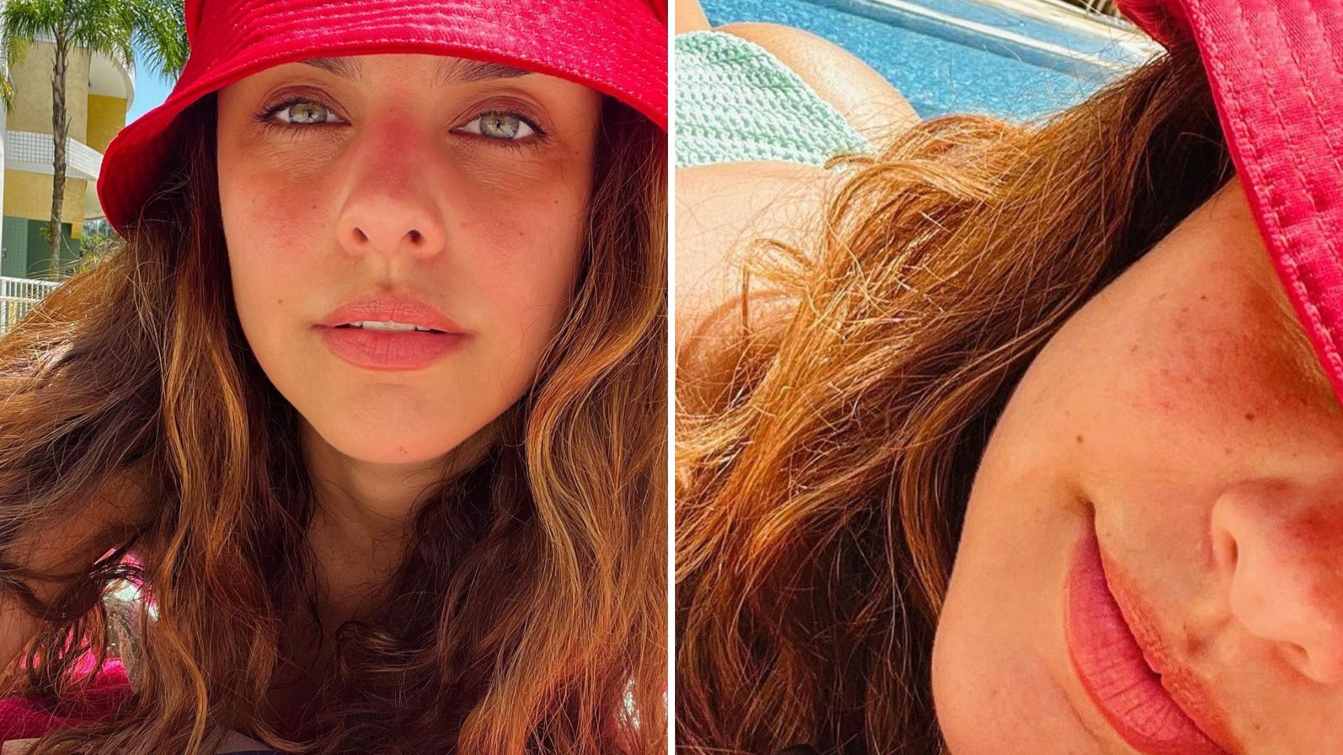 Paloma Bernardi joga o bumbum para o alto e se bronzeia em biquíni ousado: “Corpão”
