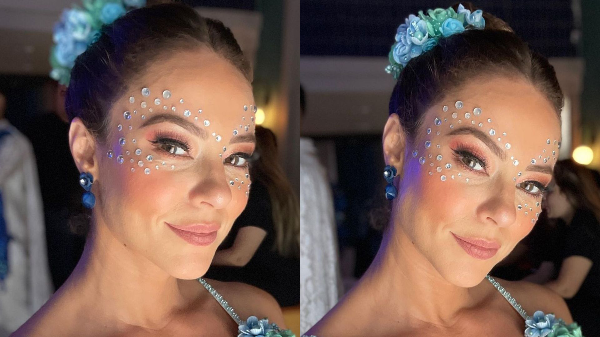 Paolla Oliveira surge com look brilhante decotado e encanta: “Poderosa”