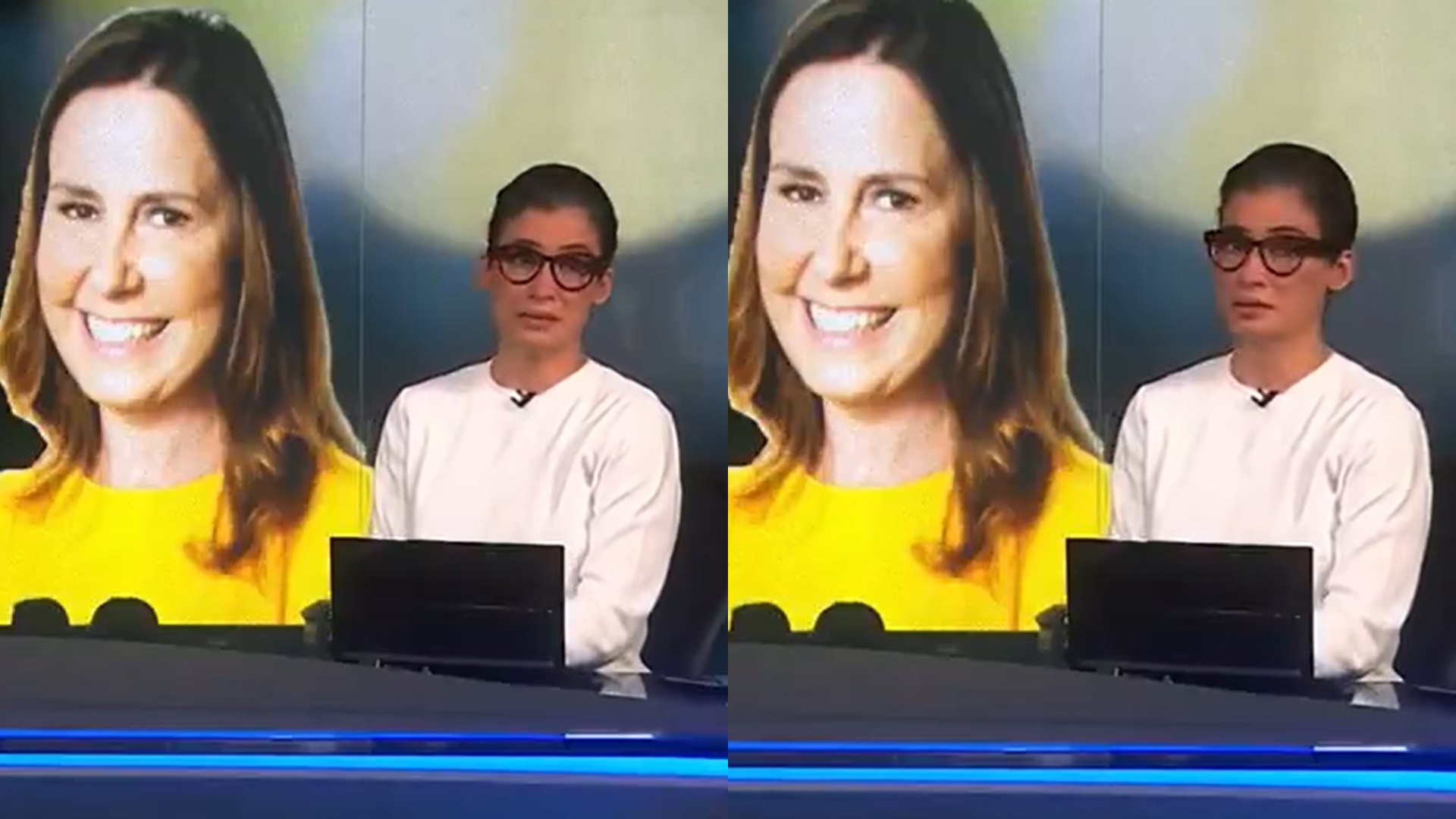 Renata Vasconcellos chora ao vivo no Jornal Nacional com morte de Susana Naspolini