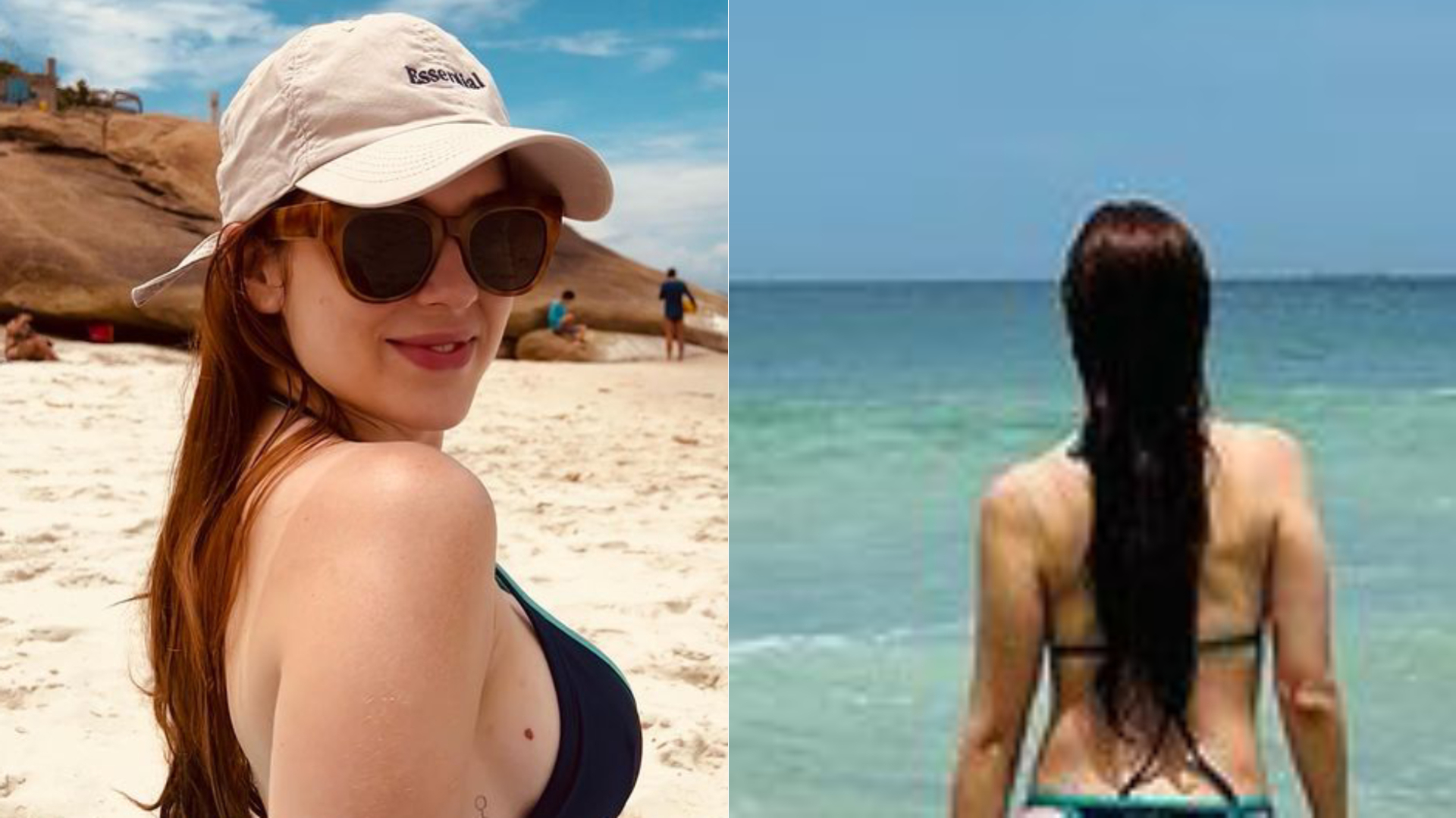 Sophia Abrahão compartilha cliques raros de biquíni e ostenta bumbum GG: “Sereia”