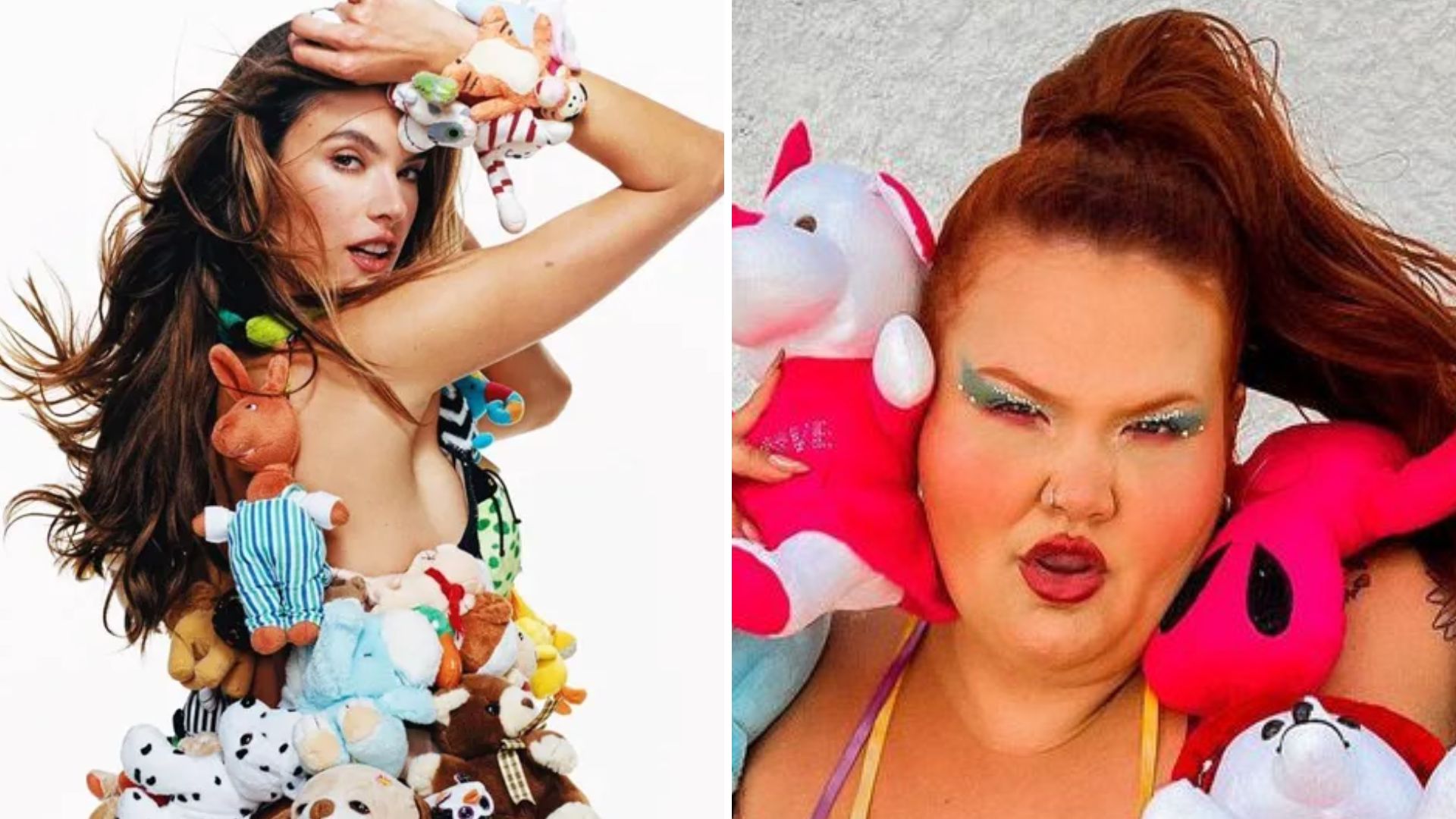 Seminua, Thais Carla recria look ousado de Alessandra Ambrósio: “Poderosa”